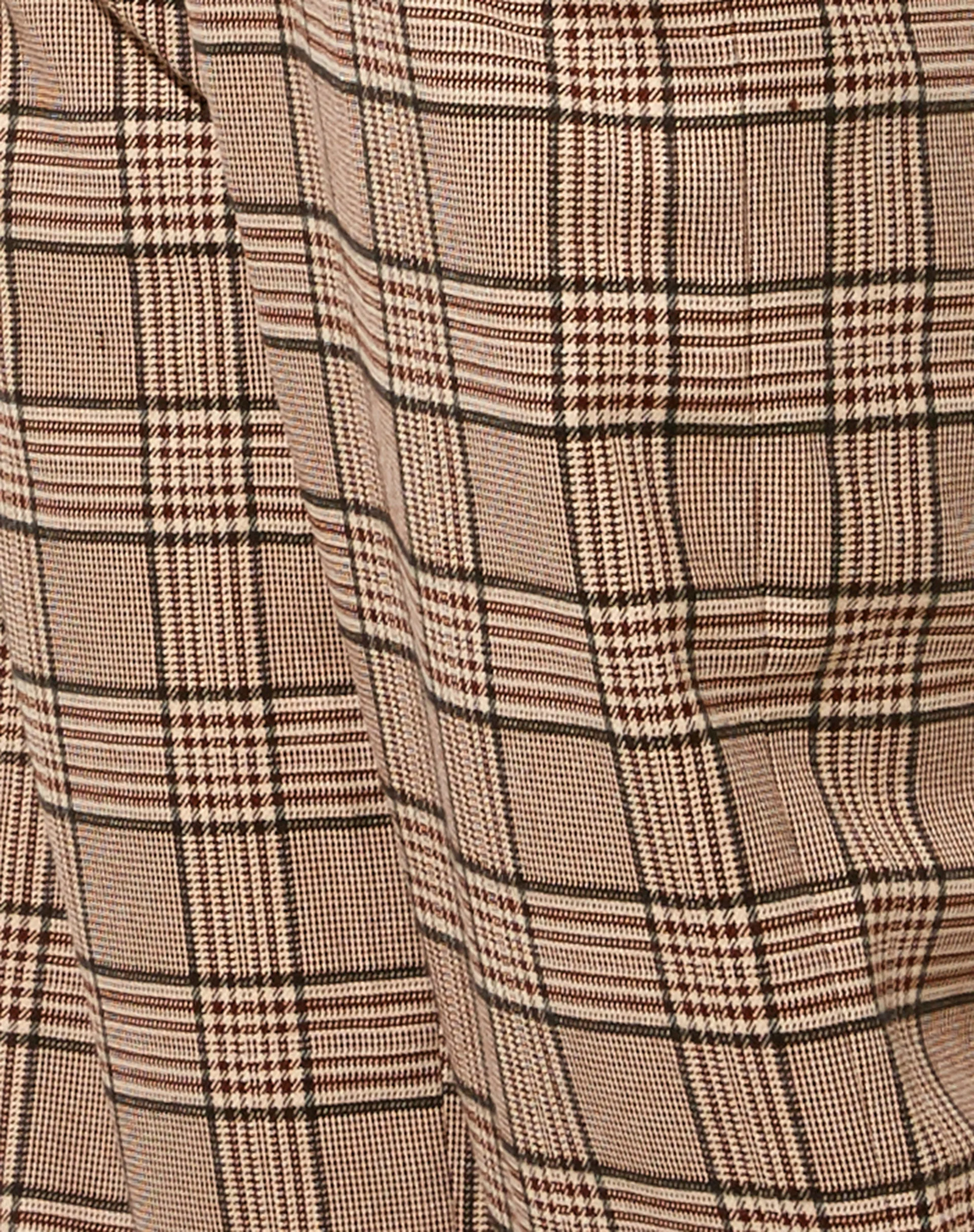 Abba Trouser in Check Brown - Image 5