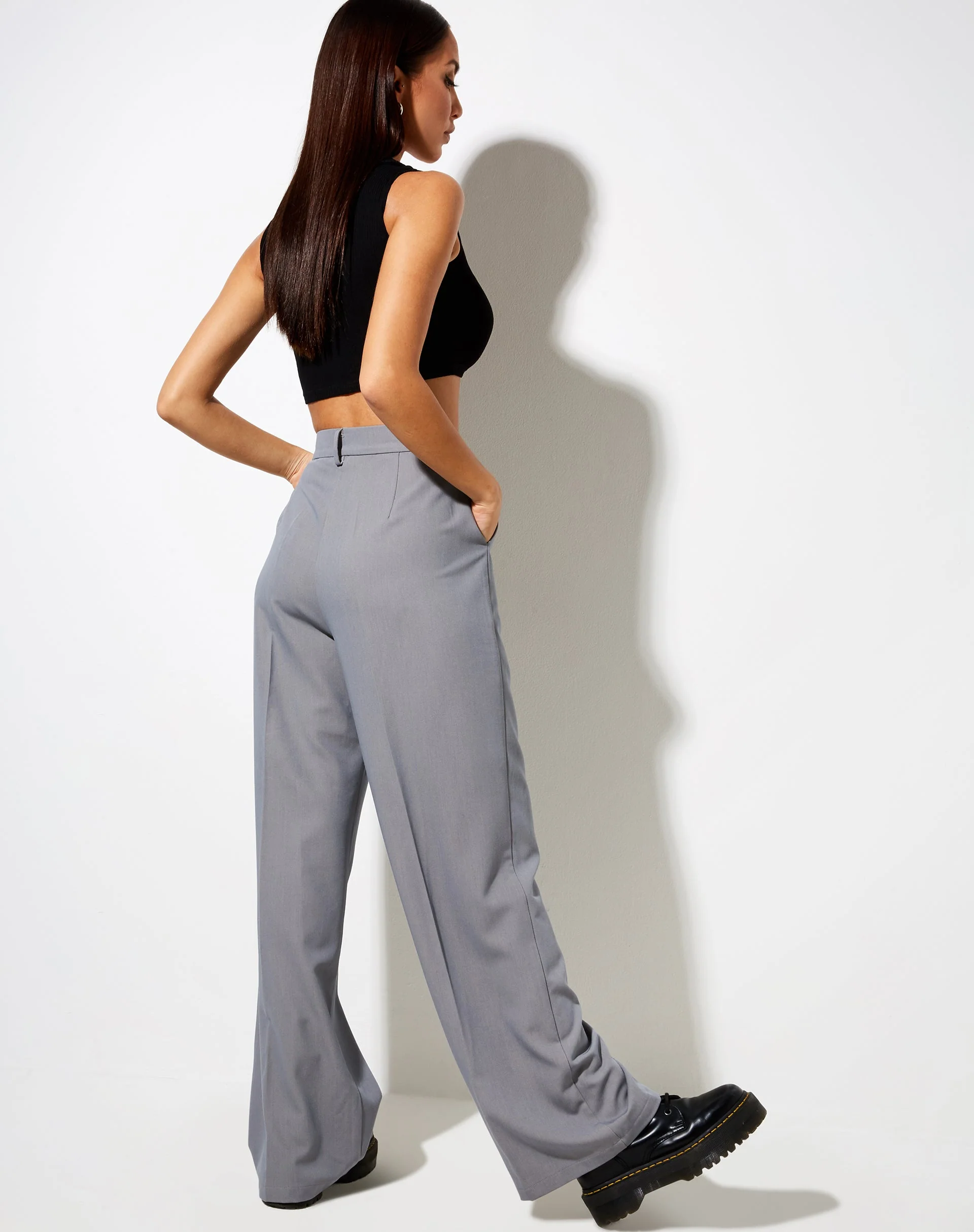 Abba Trouser in Grey - Image 3