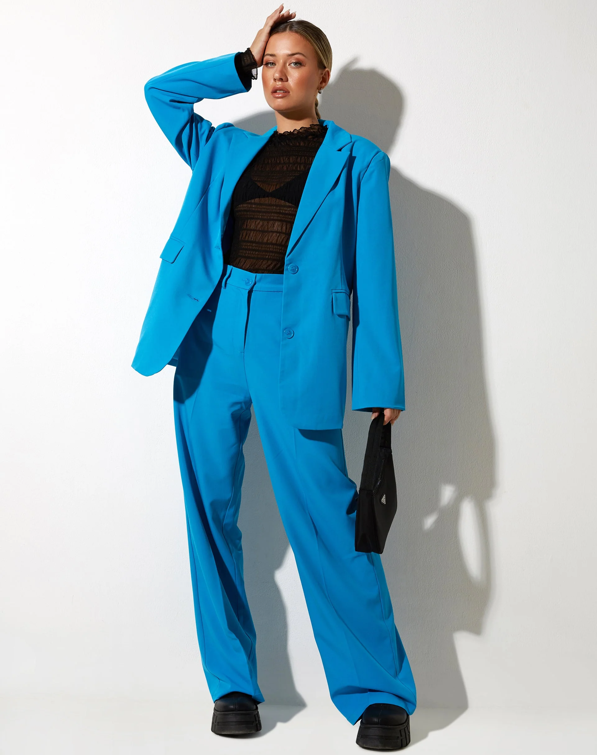Abba Trouser in Tailoring Blue - Image 3