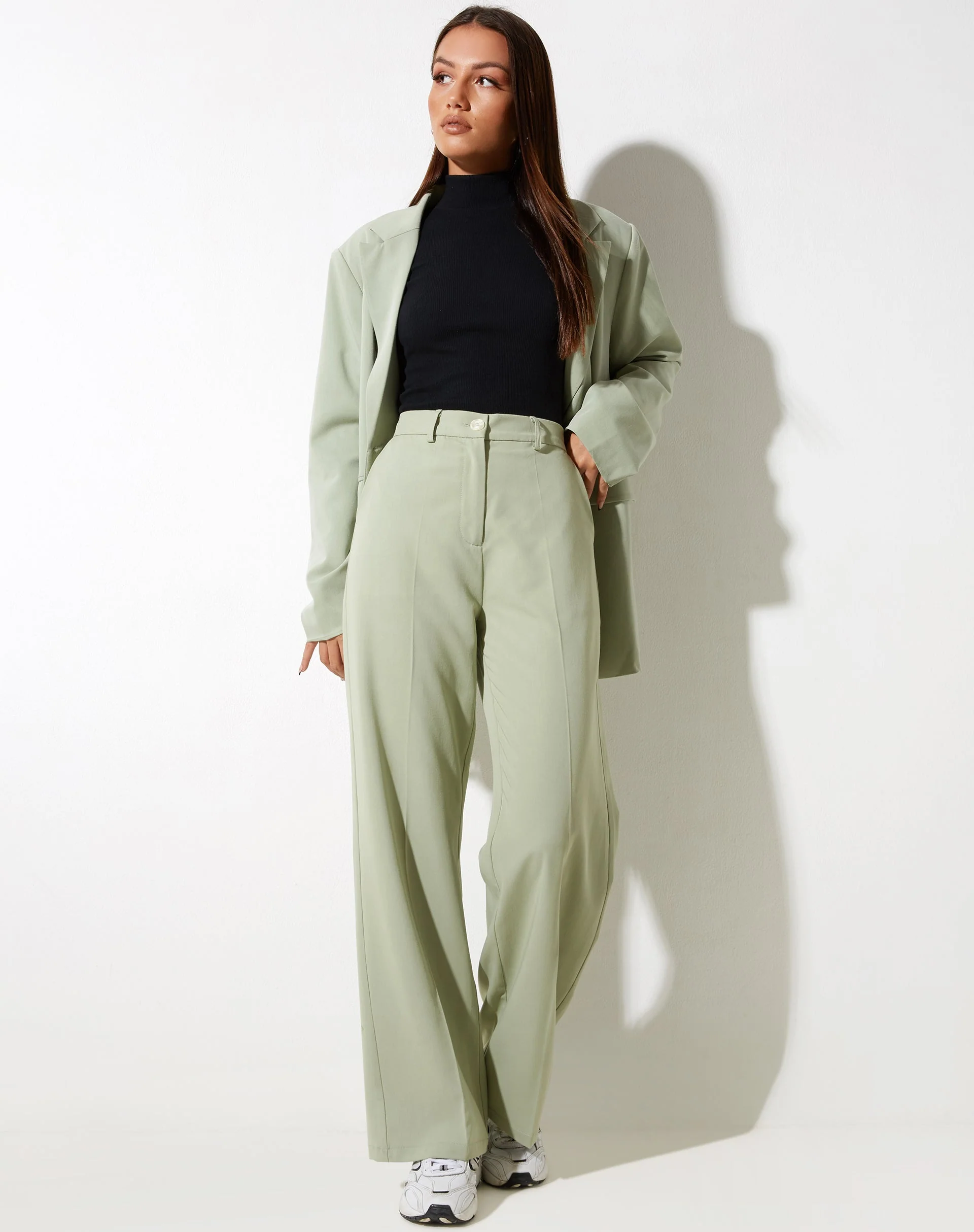 Abba Trouser in Sage - Image 4