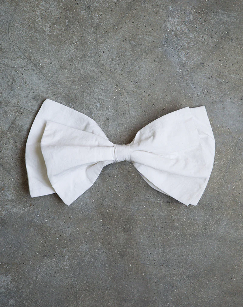 Acar Bow Bobble in Ivory - Image 2