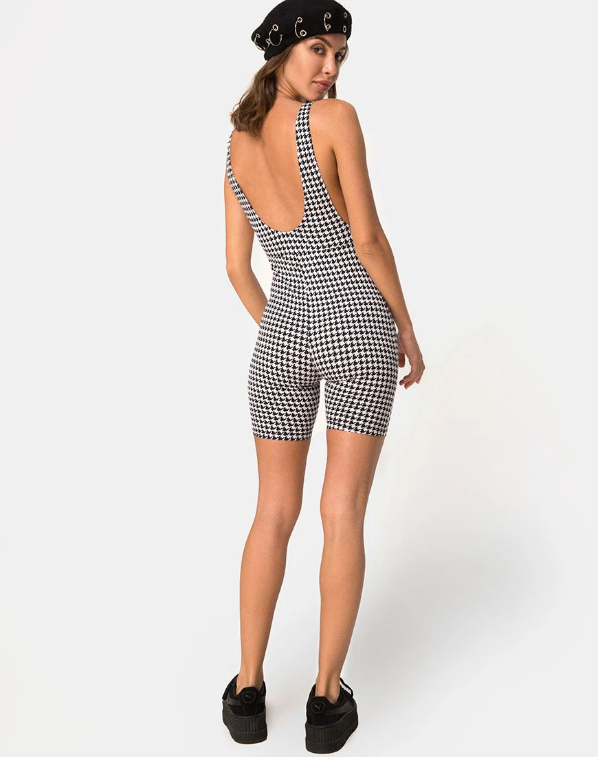 Acro Unitard in Dogtooth - Image 5