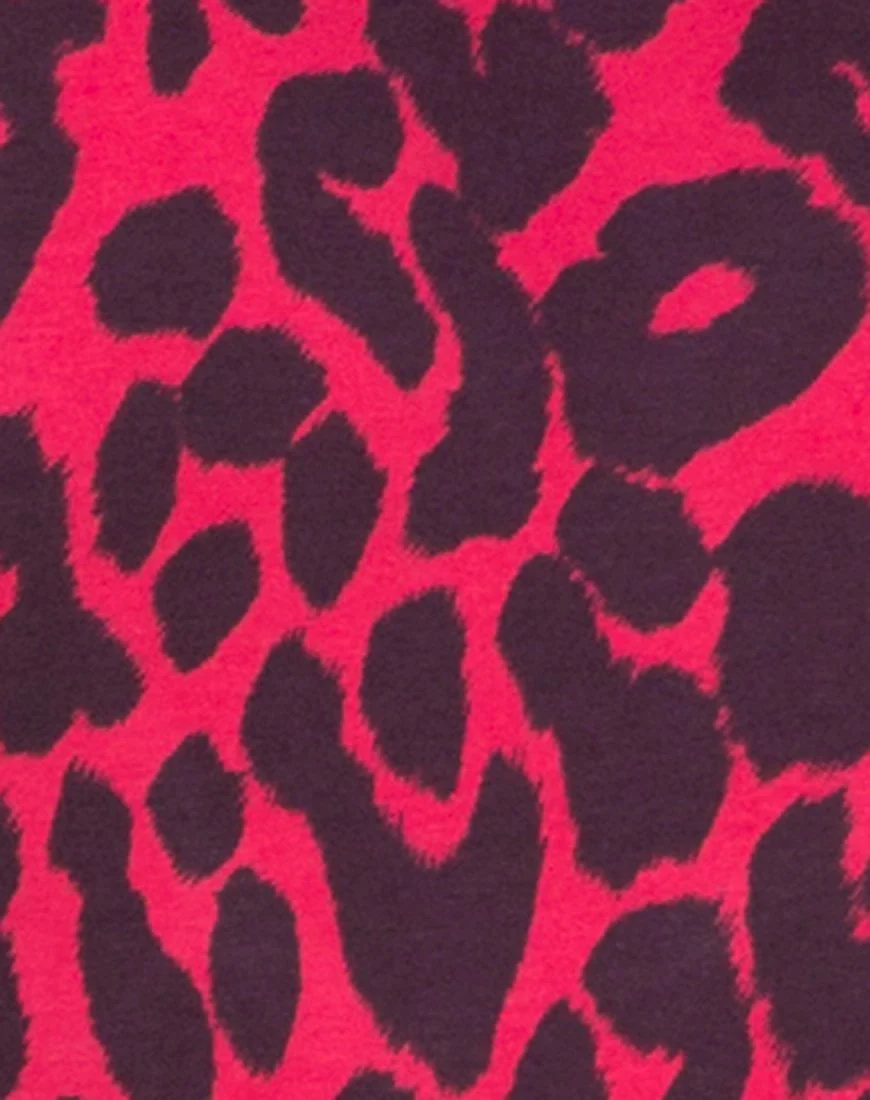 Acro Unitard in Oversize Jaguar Red - Image 5