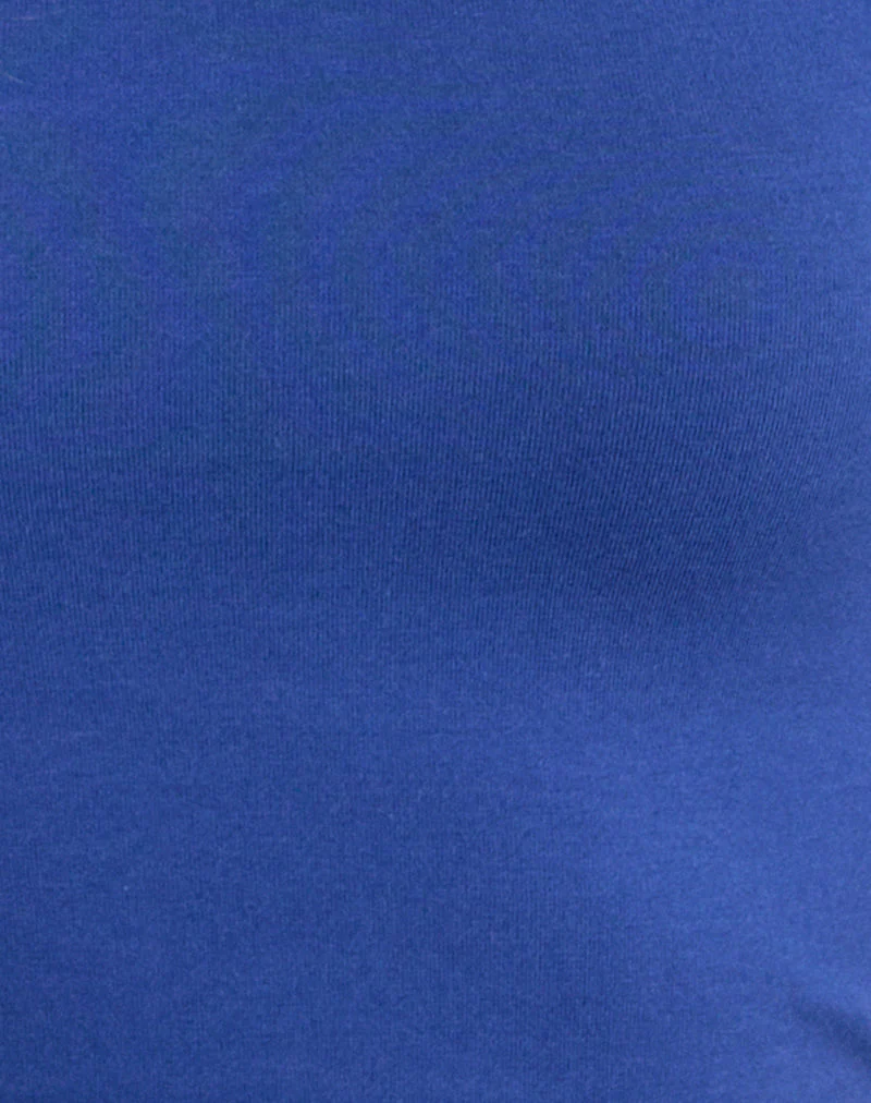 Agneta Tee in Dazzling Blue and Buttermilk Combination - Image 7
