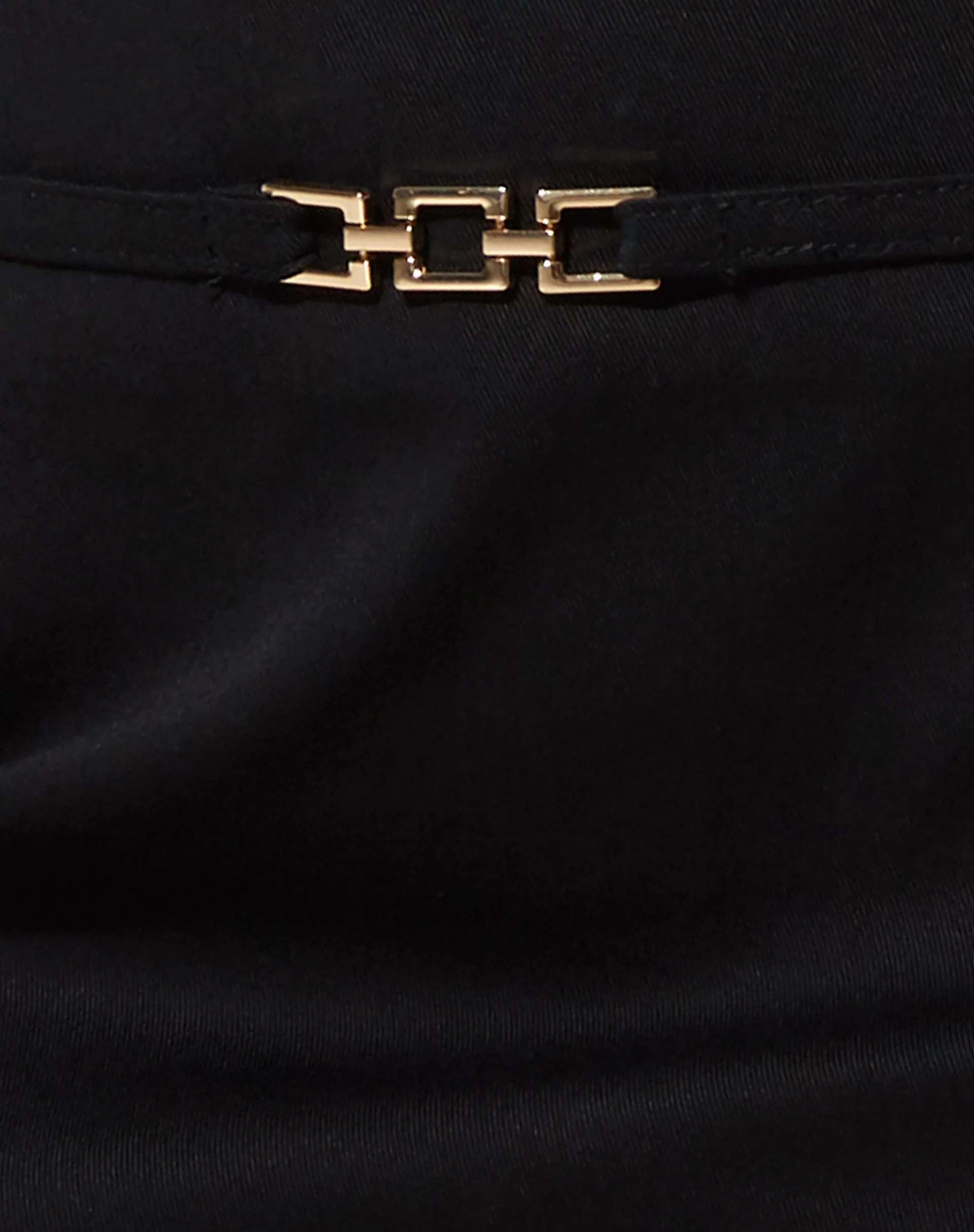 Aime Mini Skirt in Twill Black - Image 5