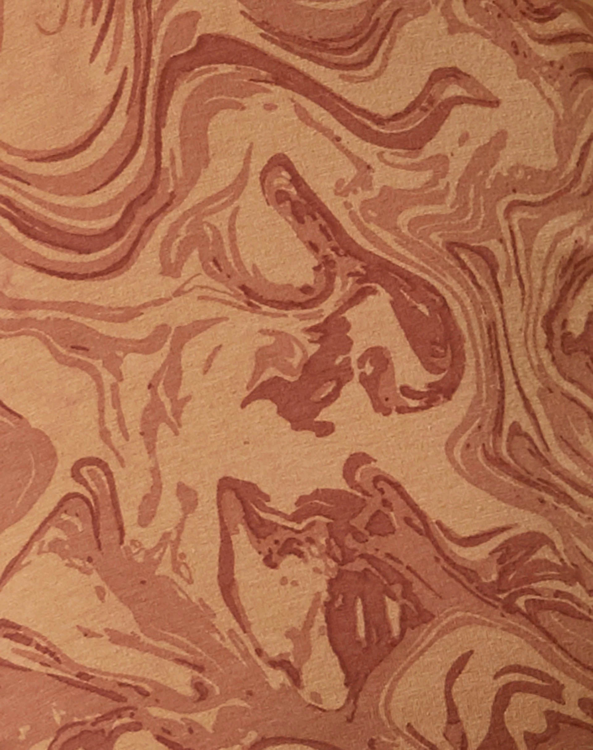 Aisha Mini Dress in Fluid Marbling Brown - Image 5