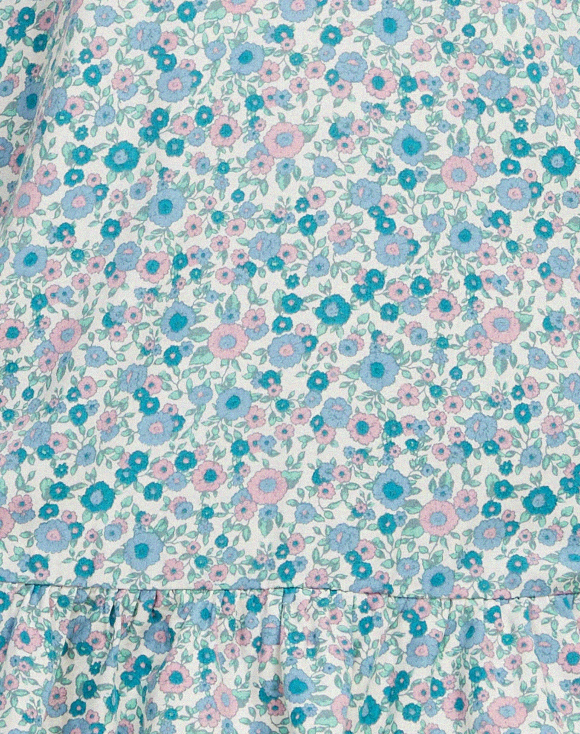 Alaca Mini Dress in Flower Power Blue - Image 6