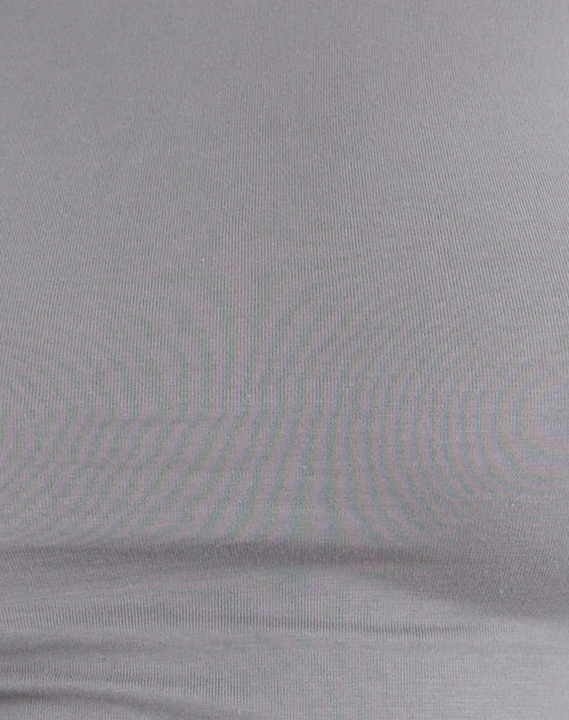 Amabon Long Sleeve Top in Grey - Image 5