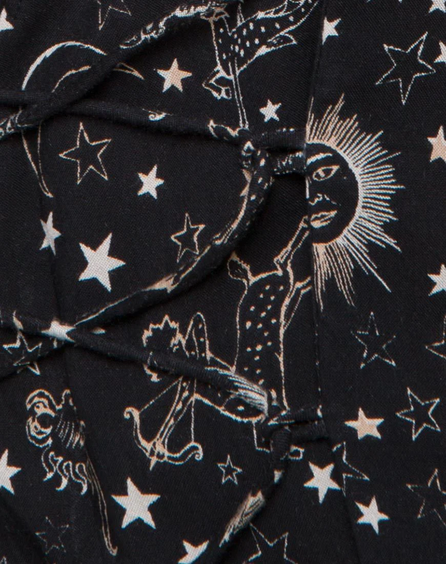 Amony Skater Dress in Astro Black - Image 5