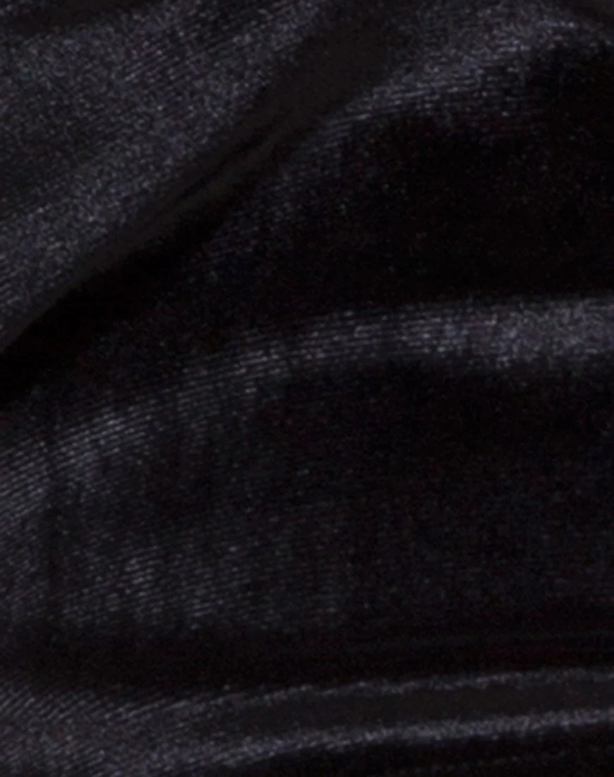 Angel Crop Top in Velvet Black - Image 4