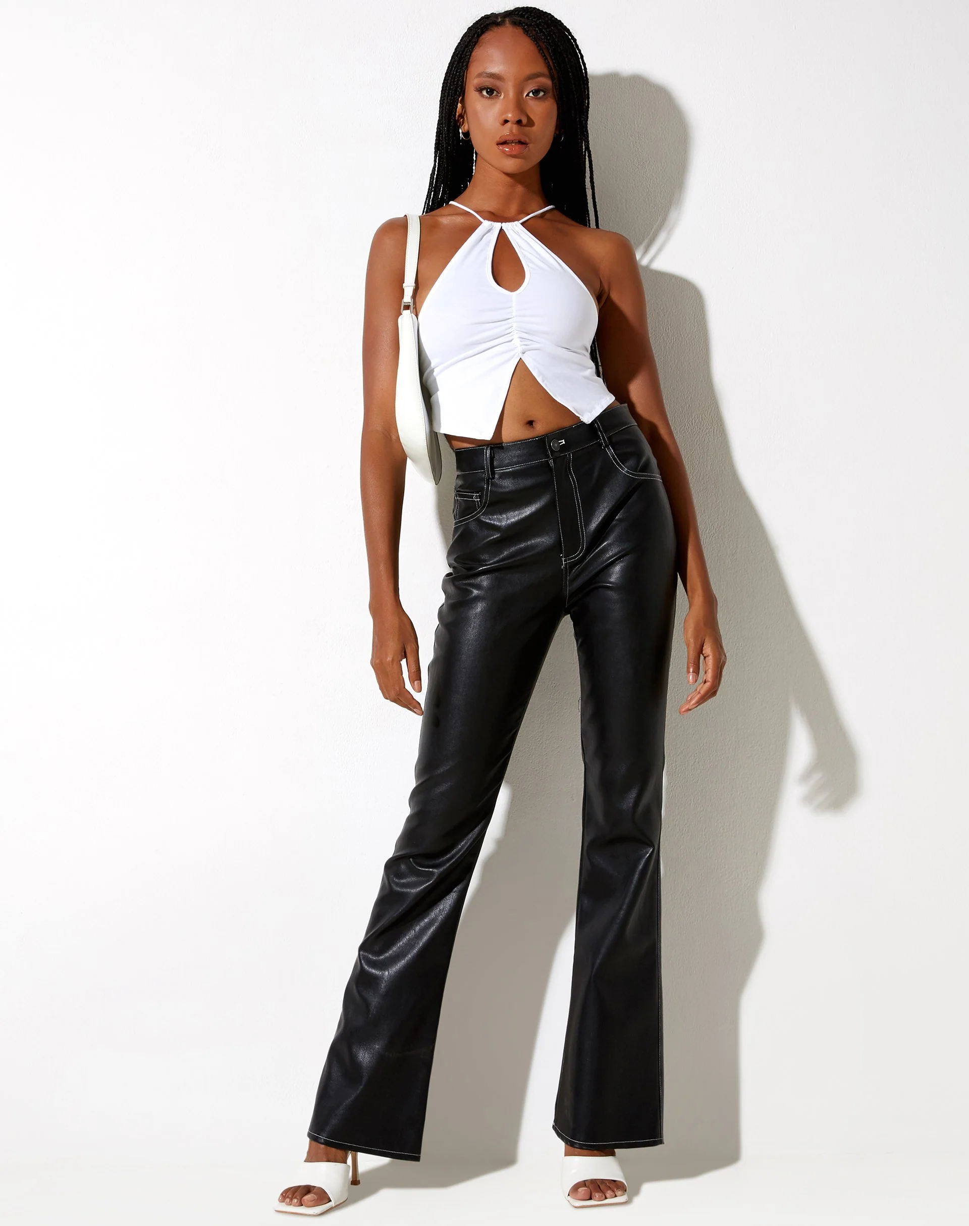 Asmi Crop Top in White - Image 5