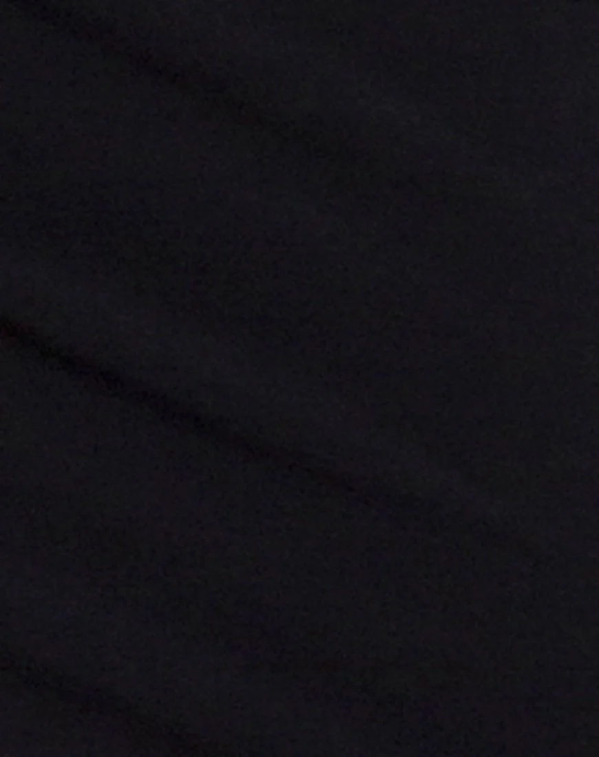Azzie Bodycon Dress in Black - Image 5