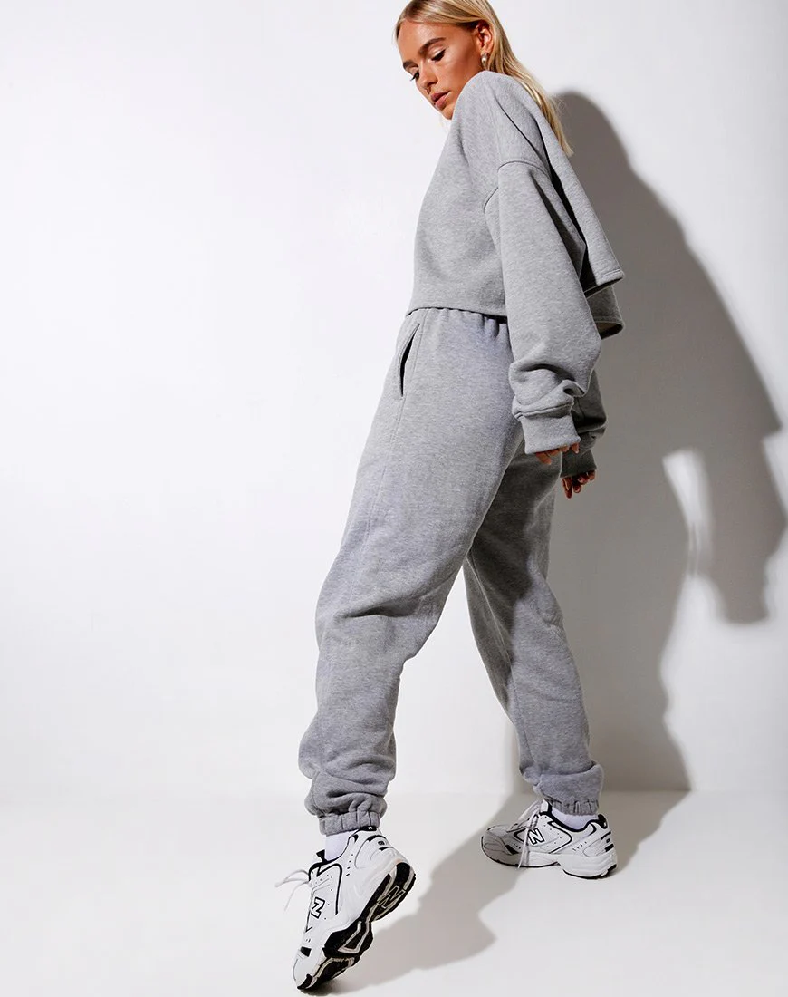 Basta Jogger in Grey Marl 'Saint' Embro - Image 5