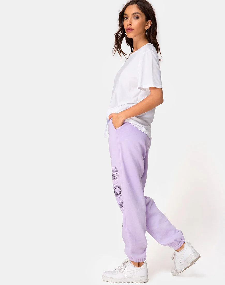 Basta Jogger in Lilac 'All Of My Bones' - Image 3