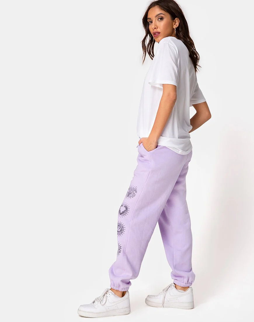 Basta Jogger in Lilac 'All Of My Bones' - Image 5