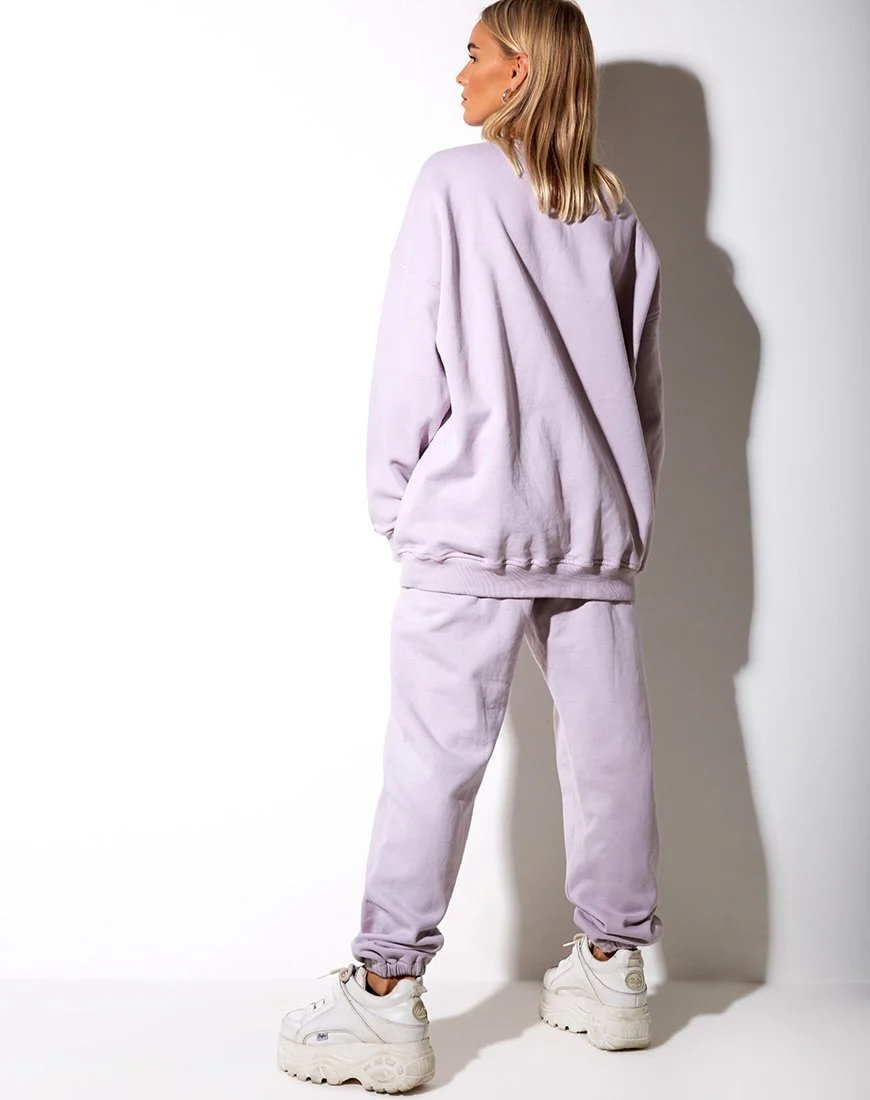 Basta Jogger in Pastel Lilac Daisy Embro - Image 4