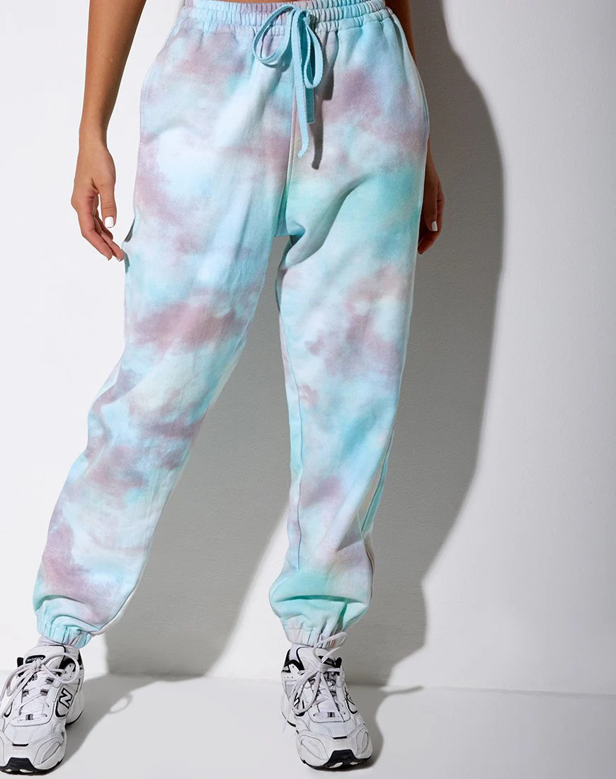 Basta Jogger in Pastel Tie Dye - Image 2