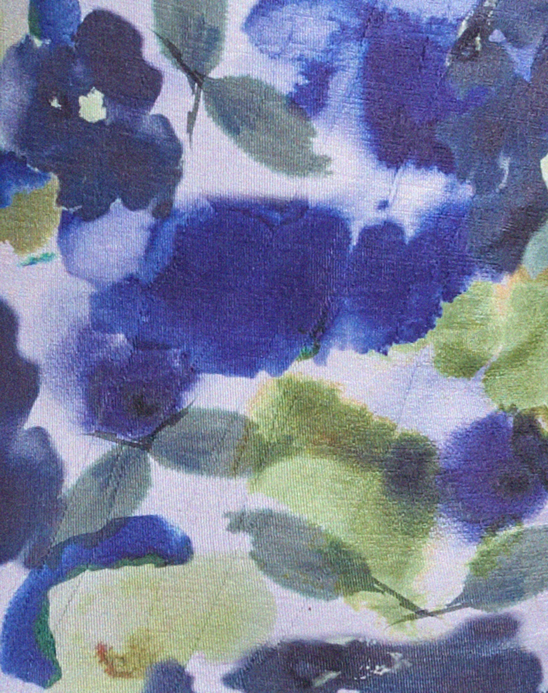 Batia Bodycon Dress in Abstract Watercolour Blue - Image 5