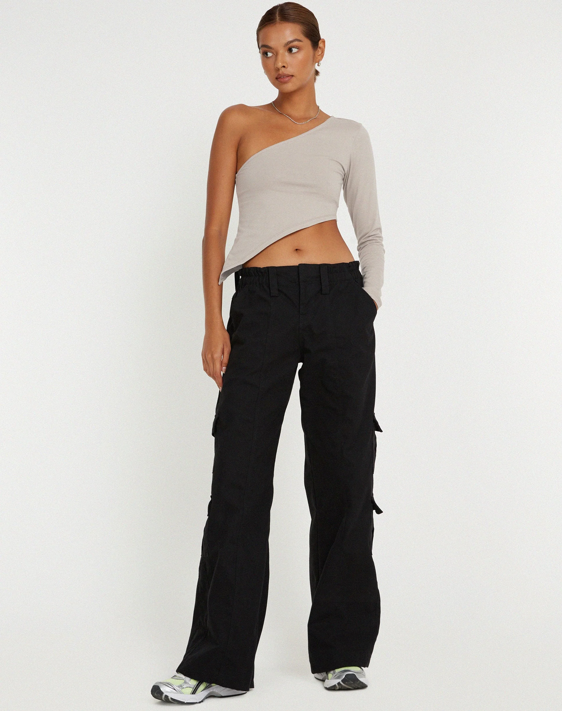 Baylee Crop Top in Oat Milk - Image 4