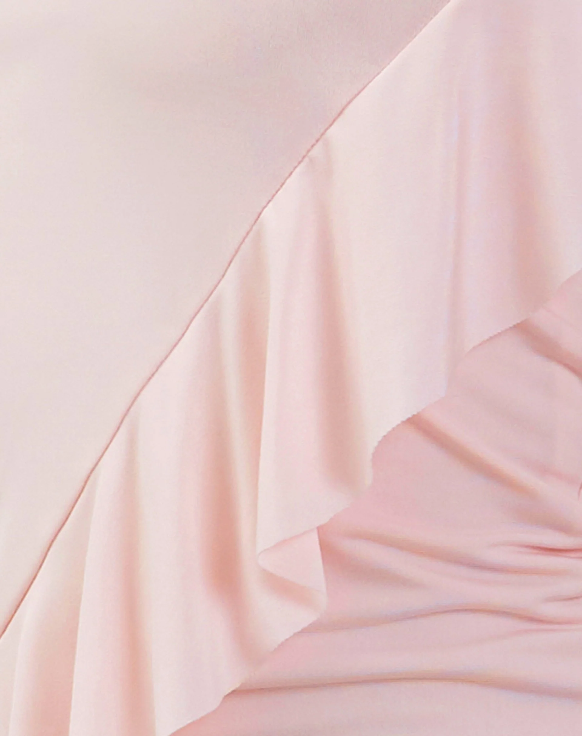 Baylin Ruffle Bandeau Top in Baby Pink - Image 8
