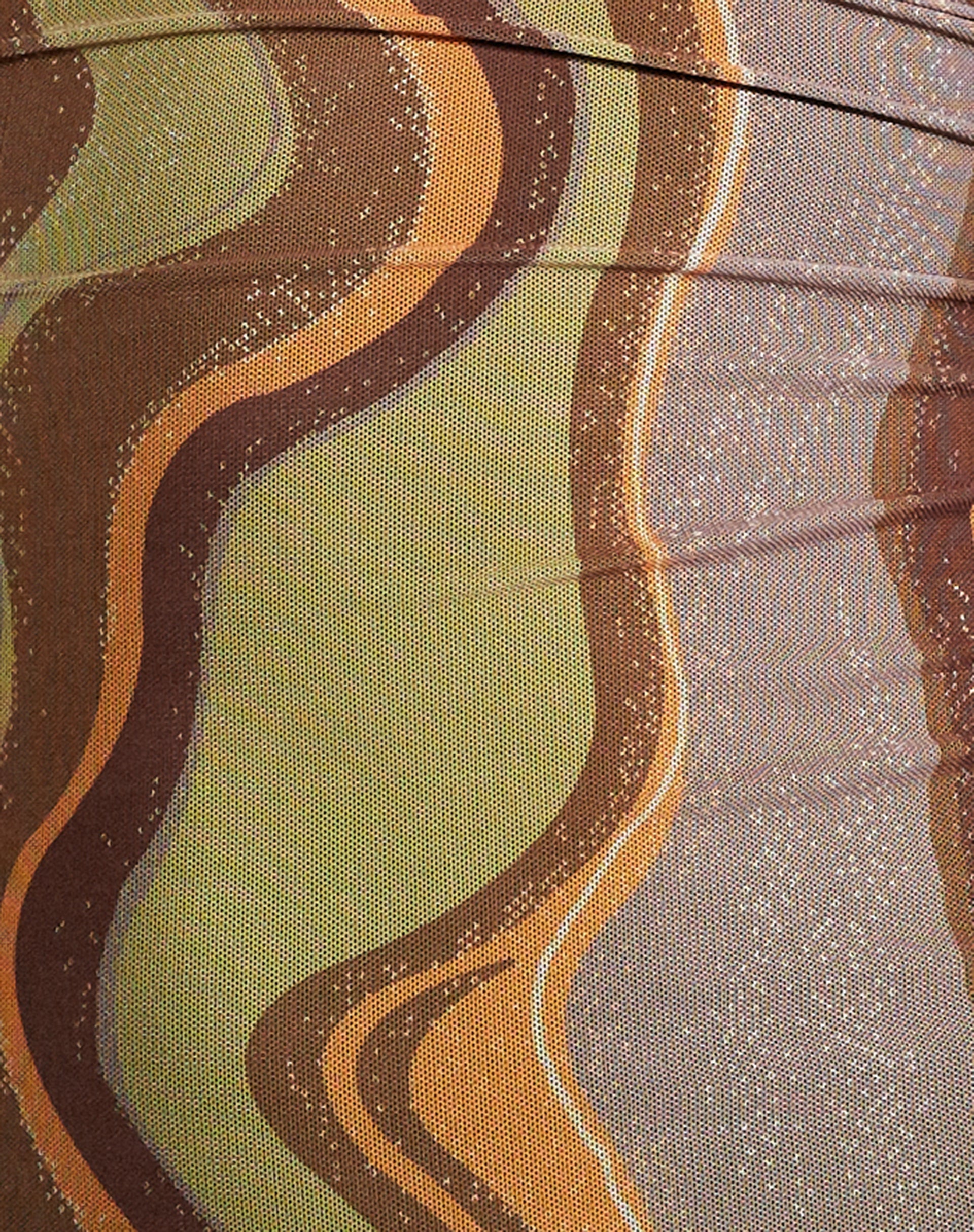 Bexley Mini Dress in Earthy Gradient - Image 8