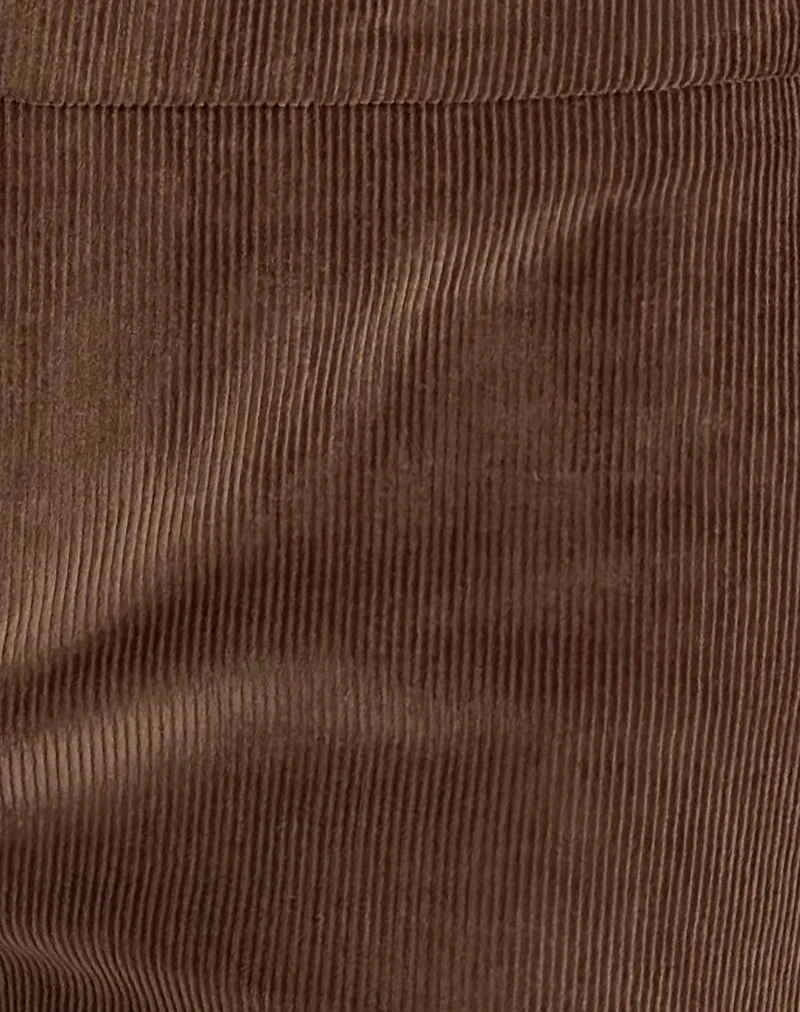 Blazira Short in Whale Cord Brown - Image 6