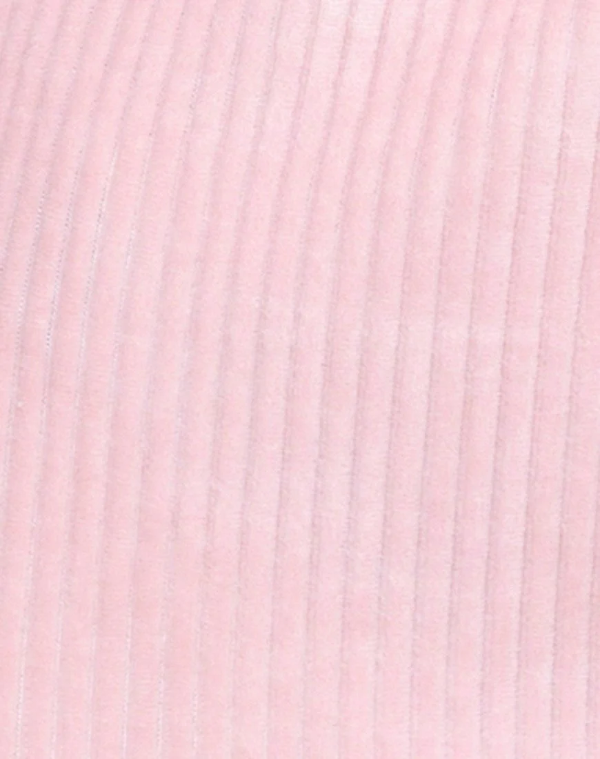 Bobby Midi Skirt in Fluffy Knit Candy - Image 5
