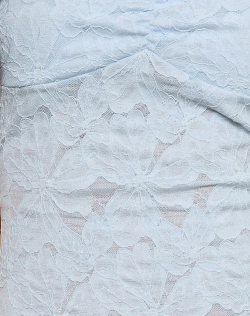 Brando Cami Top in Zinnia Lace Blue - Image 6