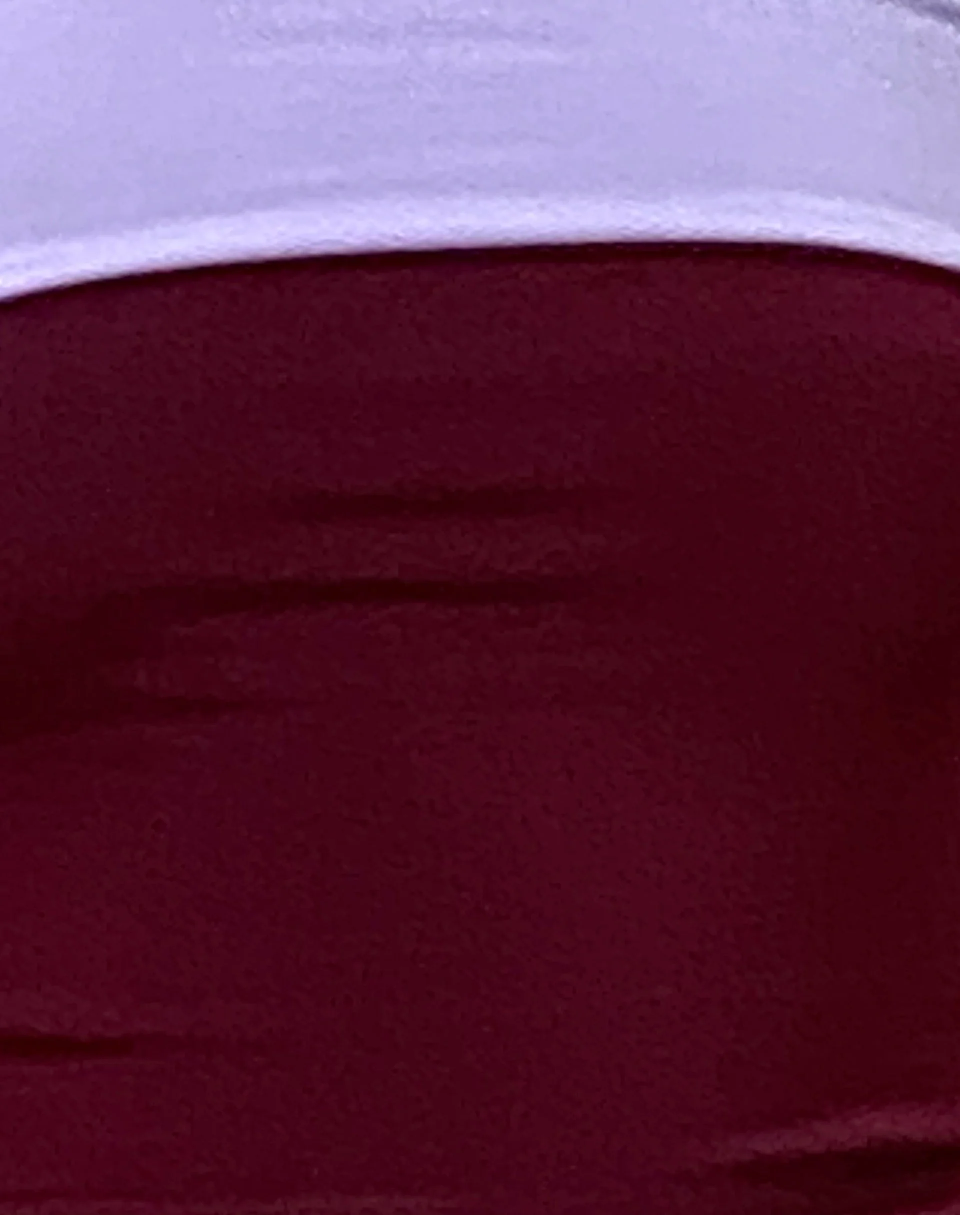 Brylee Bandeau Crop Top in Wine Lilac - Image 7