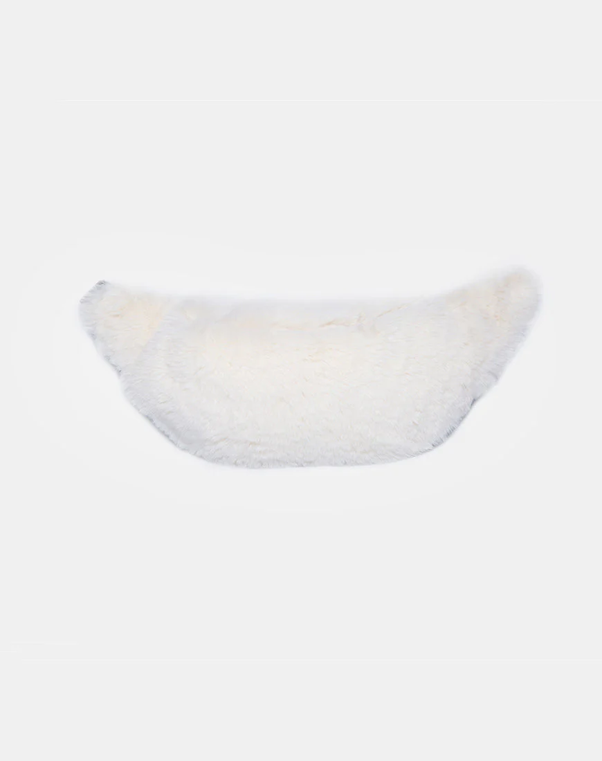 Bumbag in Fur White - Image 6
