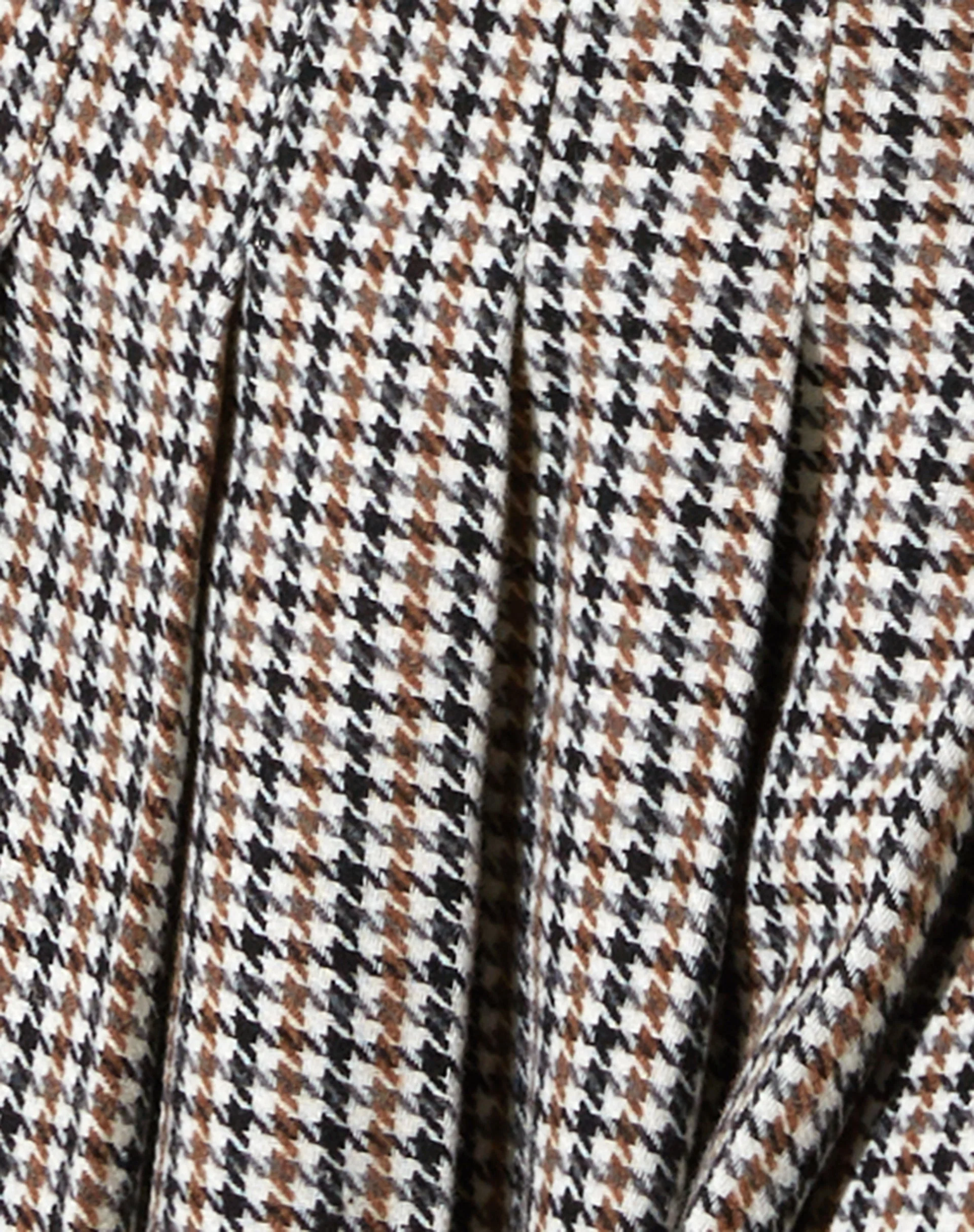Carga Mini Skirt in Brown Black and White - Image 7