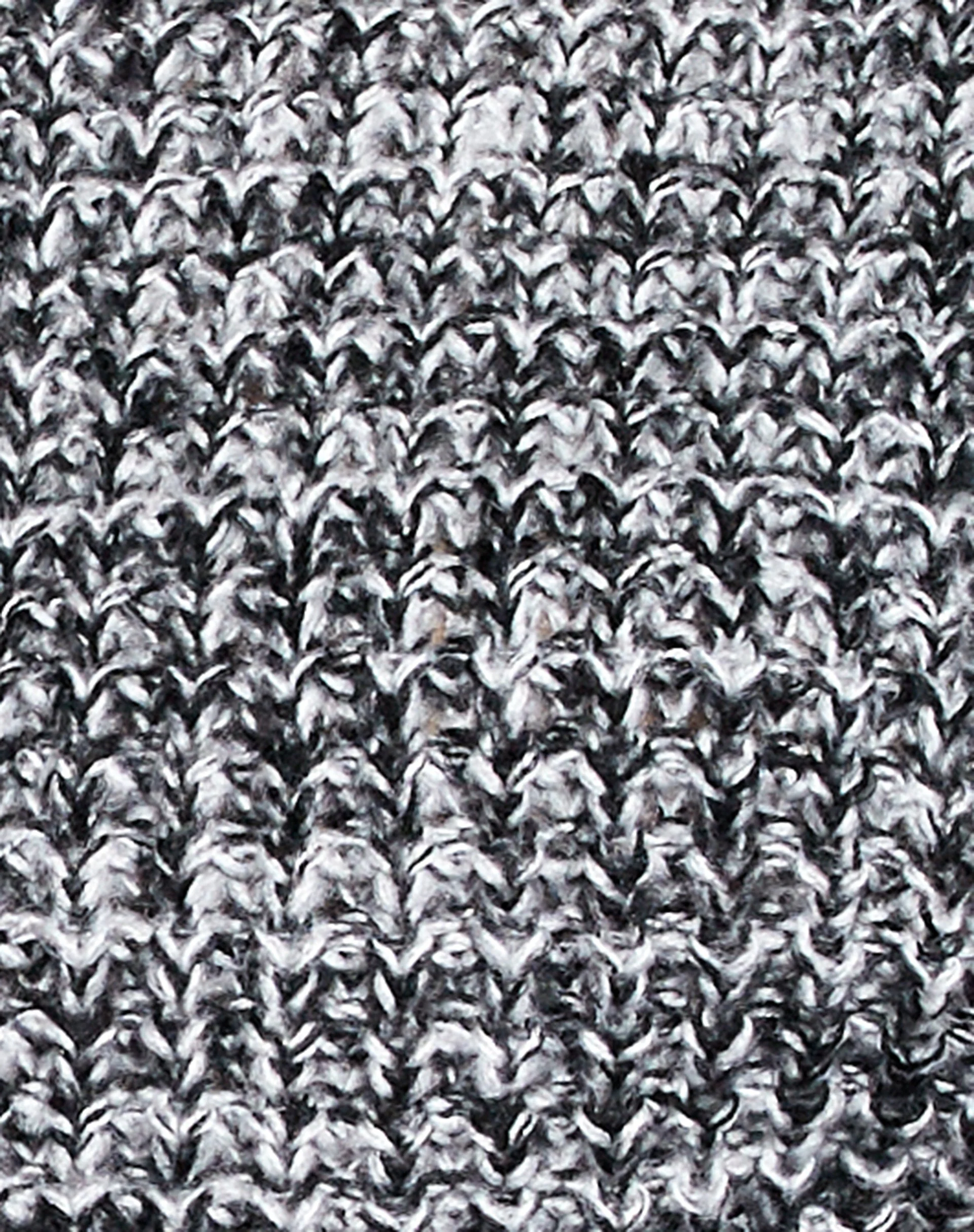 Caribou Jumper in Chunky Knit Black Grey and White - Image 9
