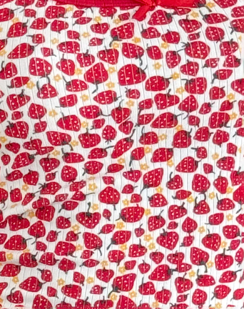 Carili Vest Top in Strawberry 2023 Print - Image 6