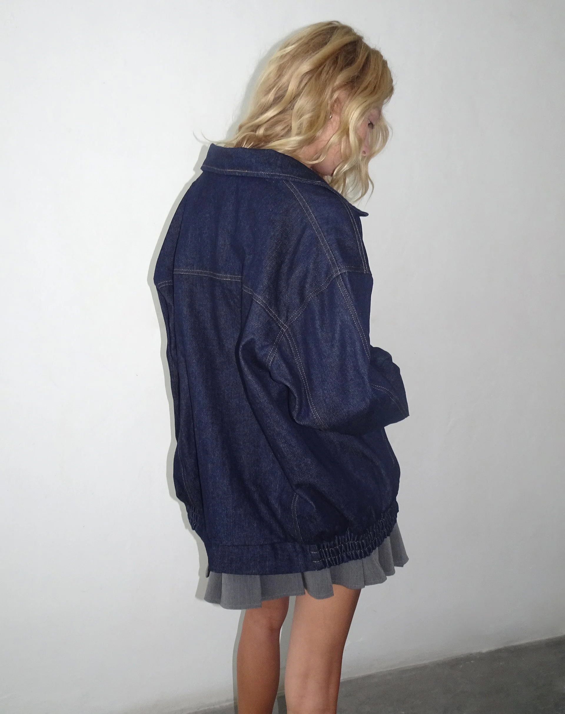 Cavita Jacket in Indigo Denim - Image 3