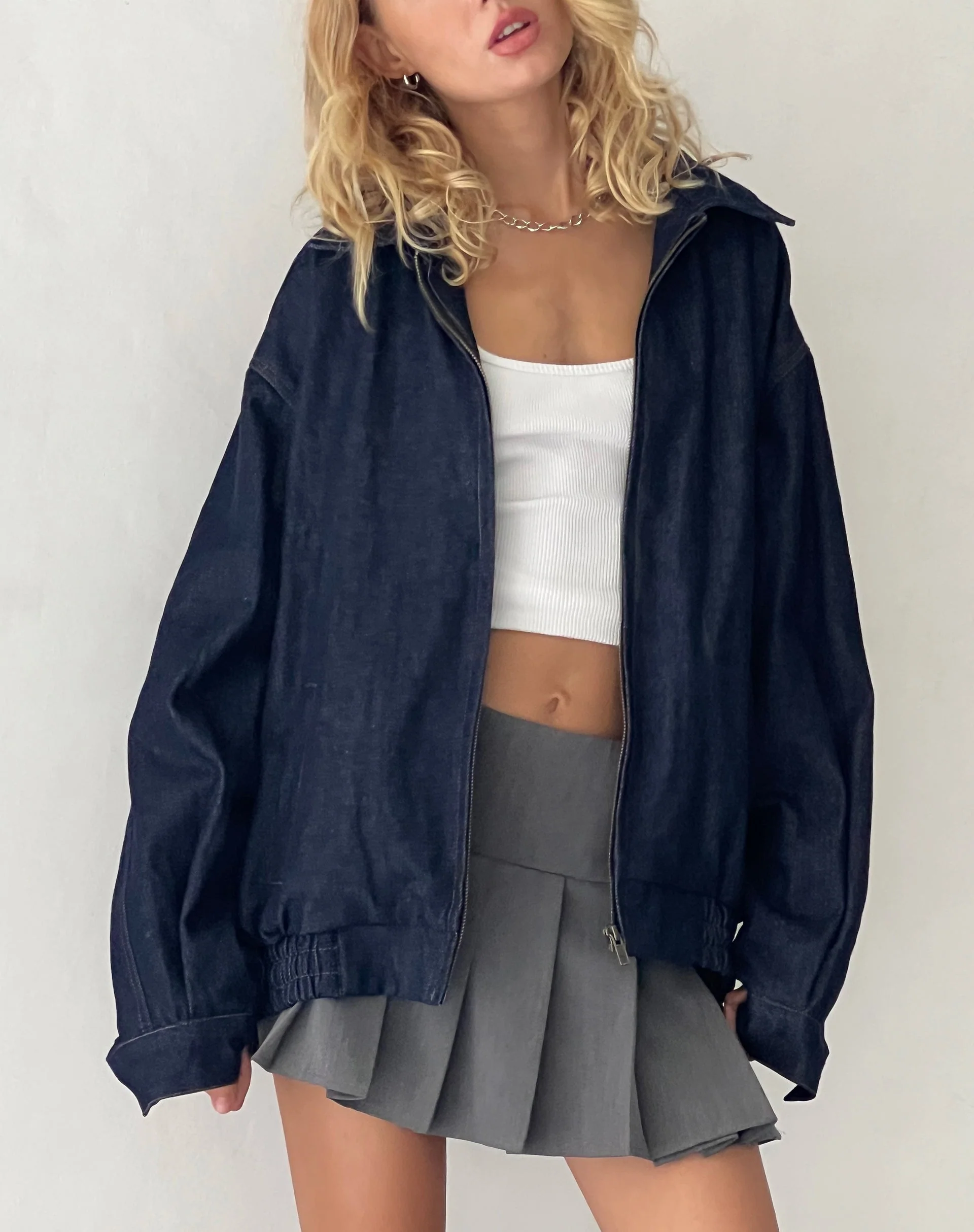 Cavita Jacket in Indigo Denim - Image 4