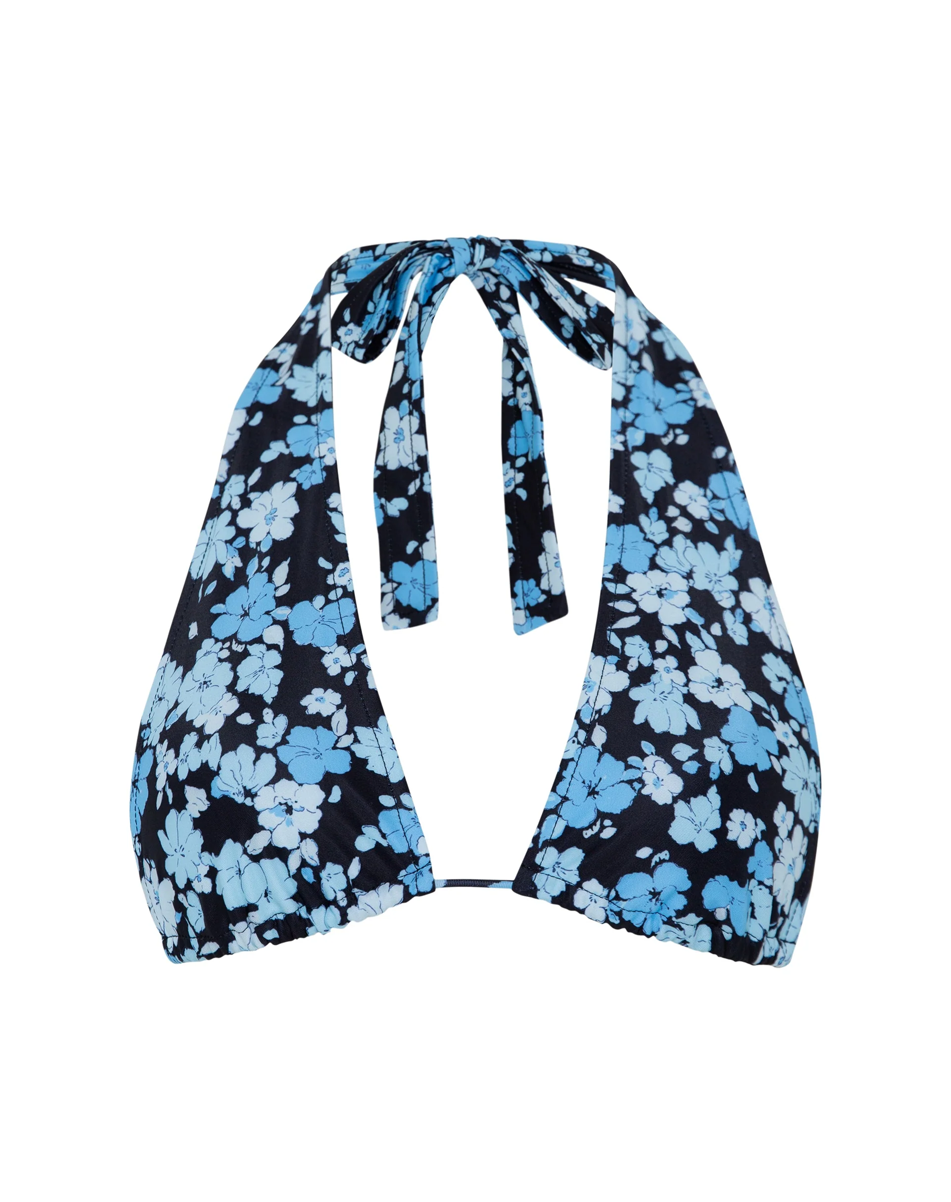 Cerry Bikini Top in Pastel Blue Floral - Image 7