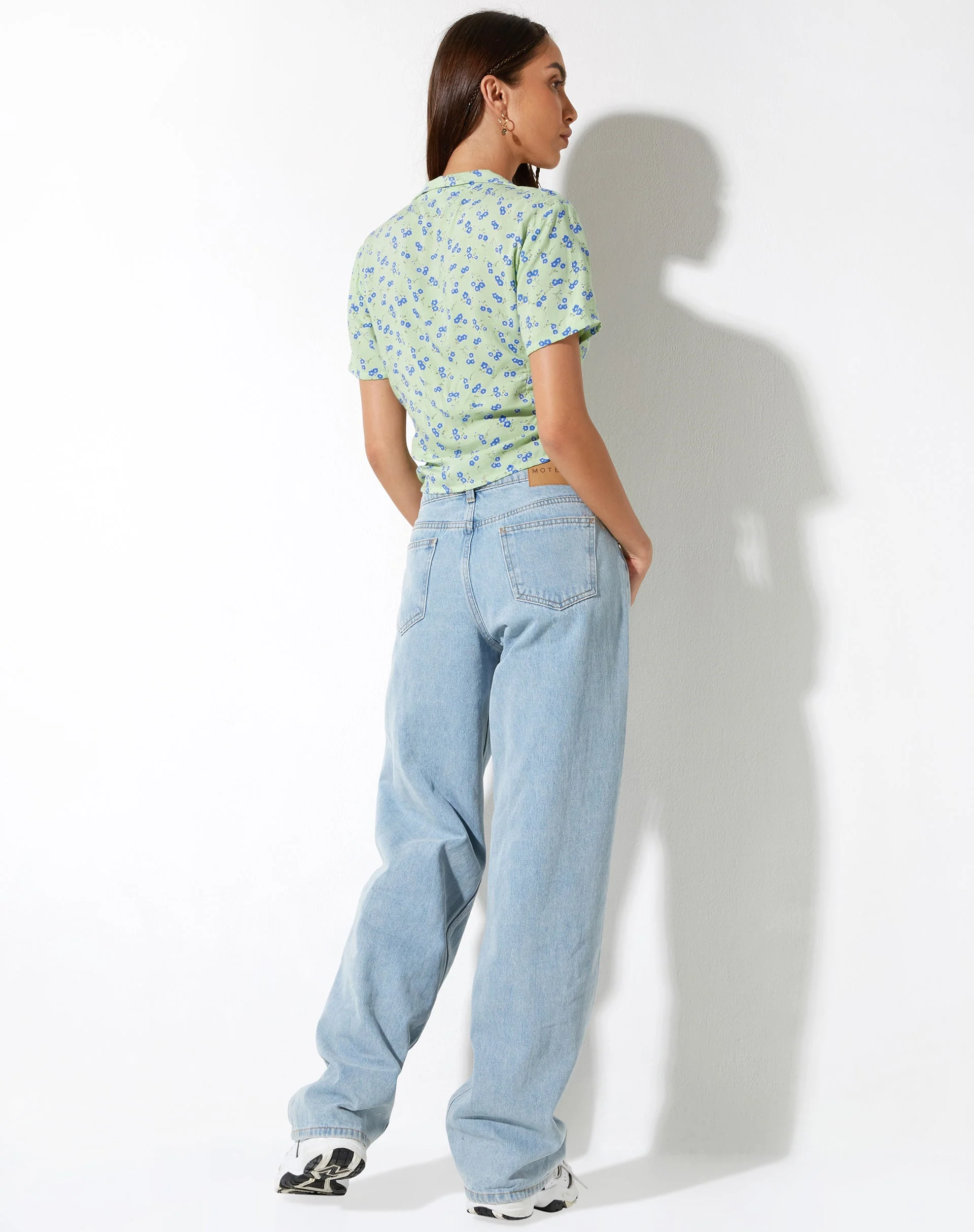 Chu Top in Lime Floral - Image 4