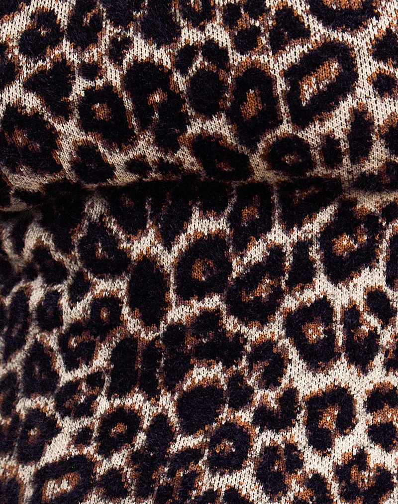 Citara Cami Top in True Leopard Brown - Image 6