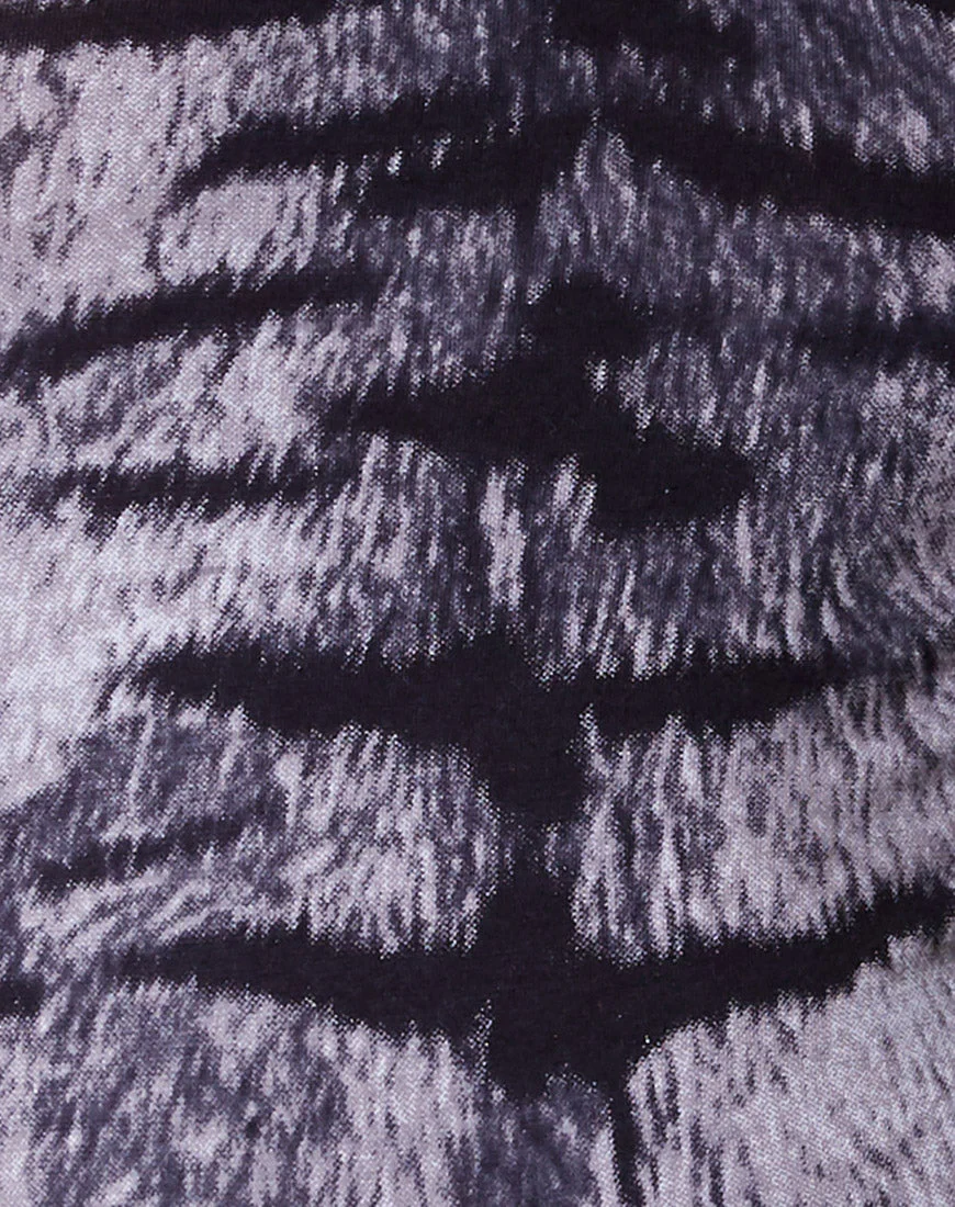 Clars Vest Top in Tiger Full Silver - Image 6