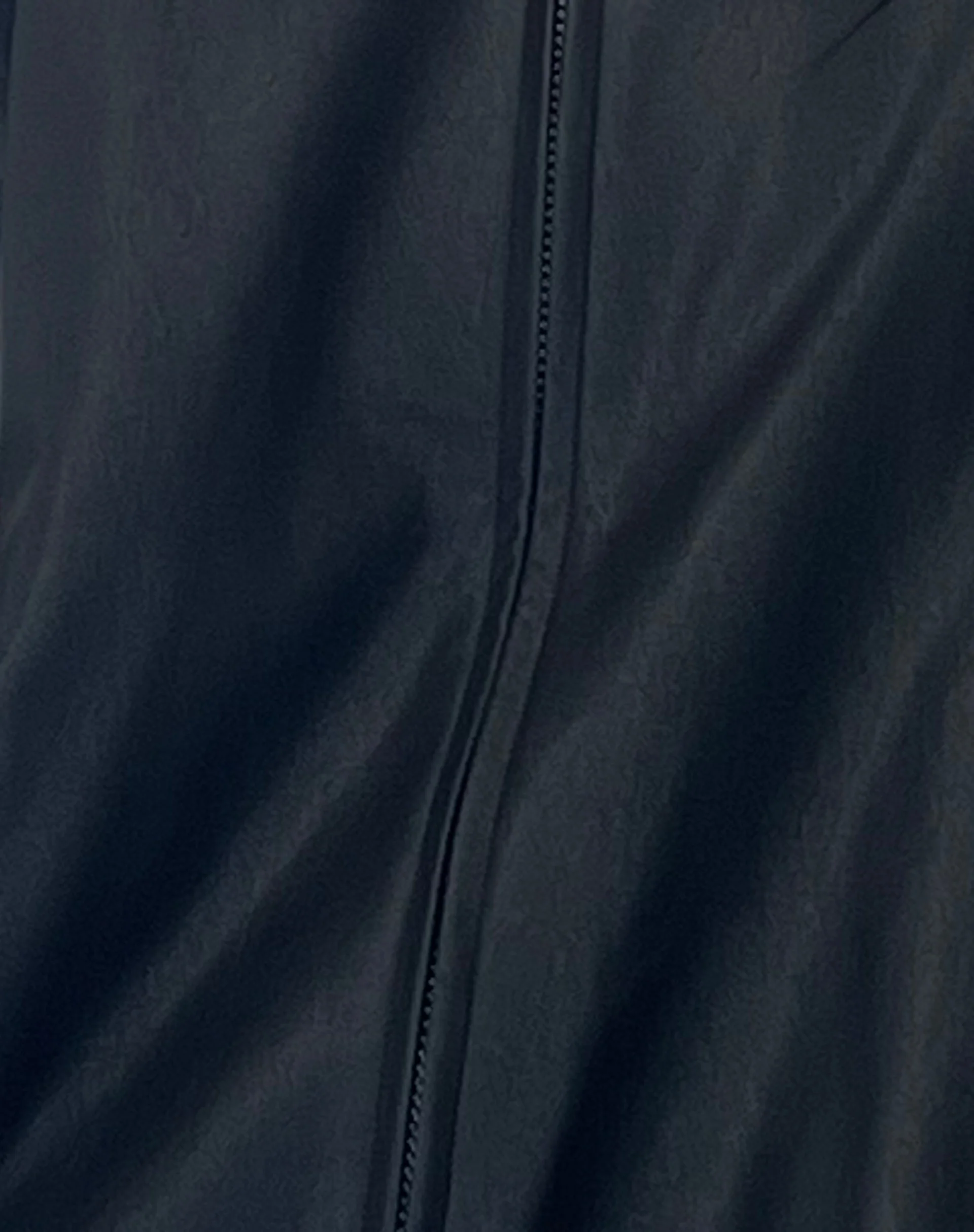 Corvina PU Jacket in Black with Ivory - Image 7