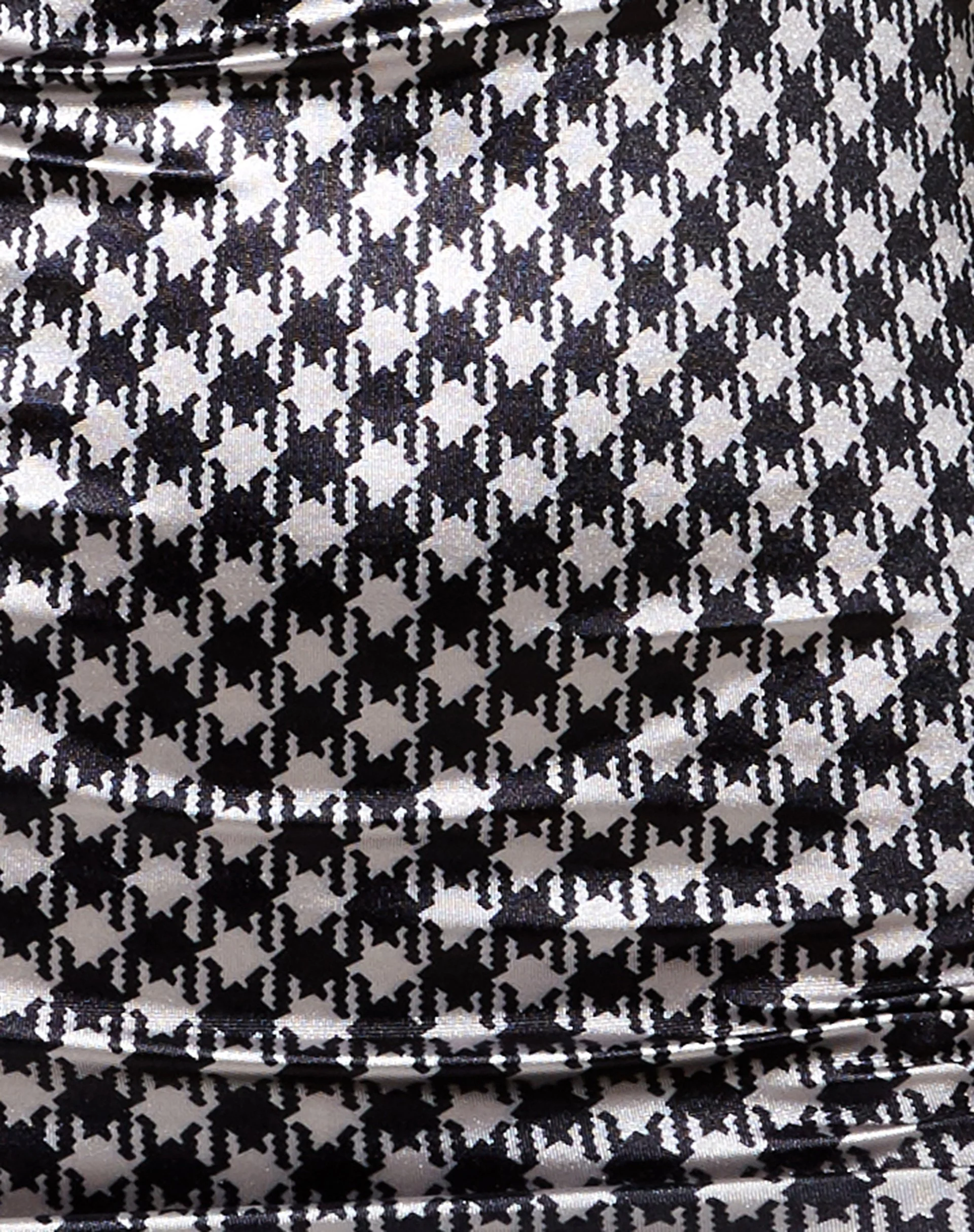 Coti Bodycon Dress in Diagonal Dogtooth - Image 5