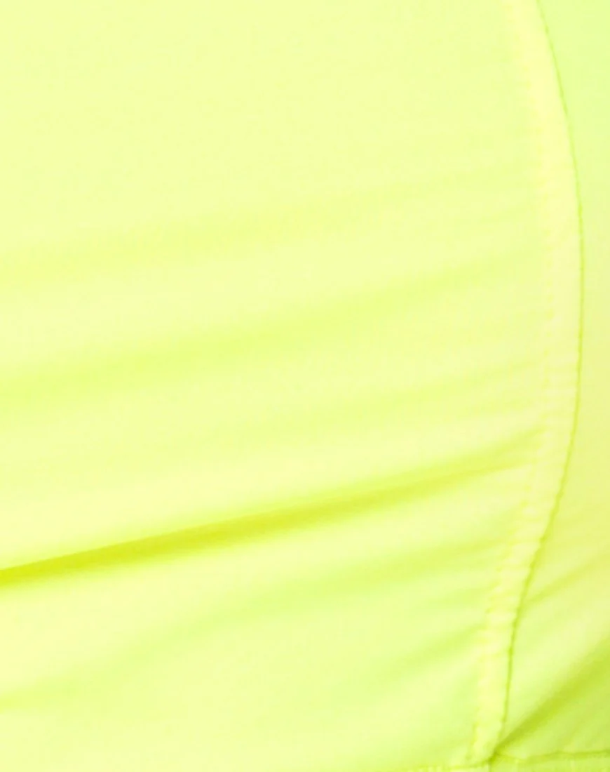 Cycle Short in Neon Yellow - Image 6