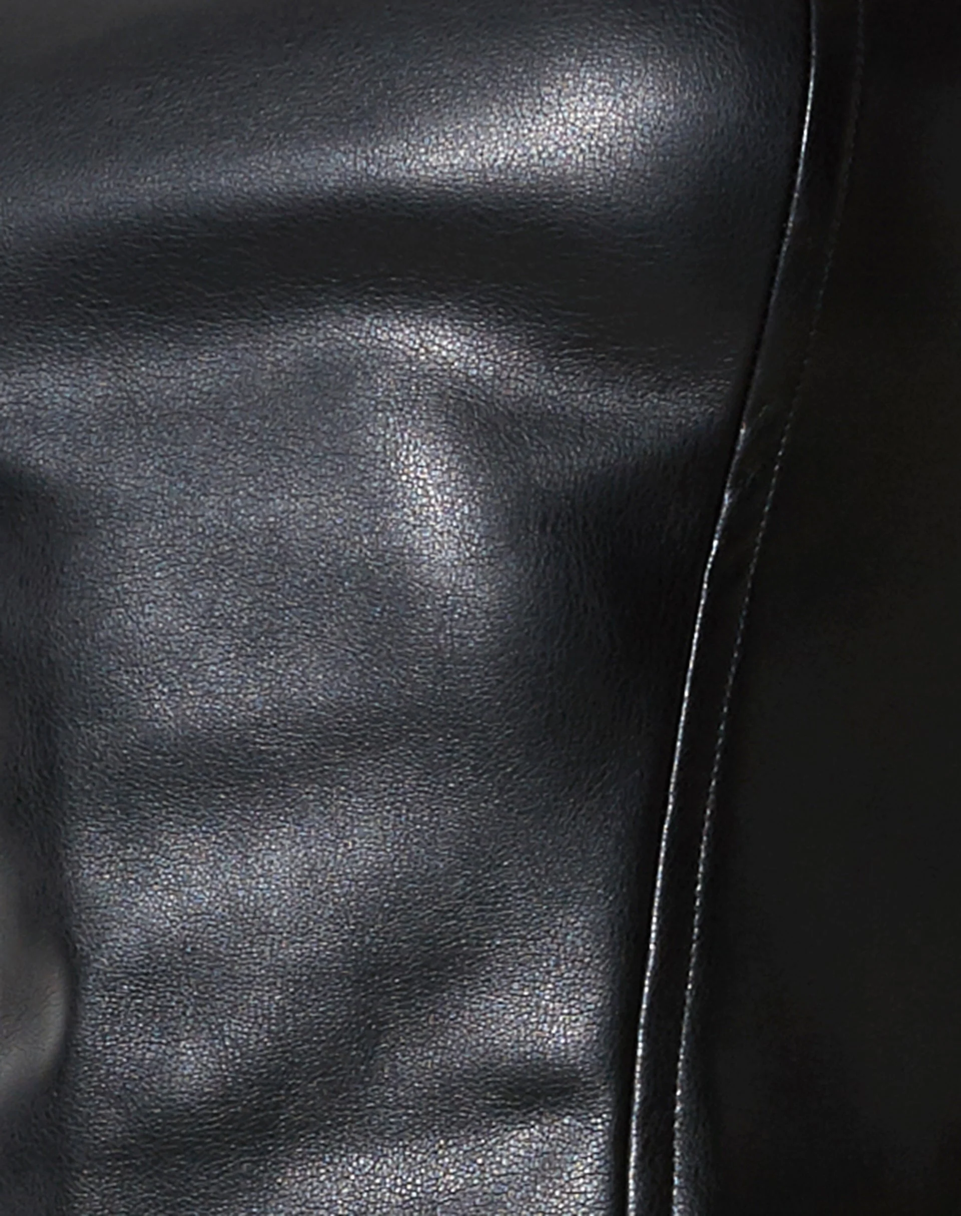 Dena Corset Top in PU Black - Image 5