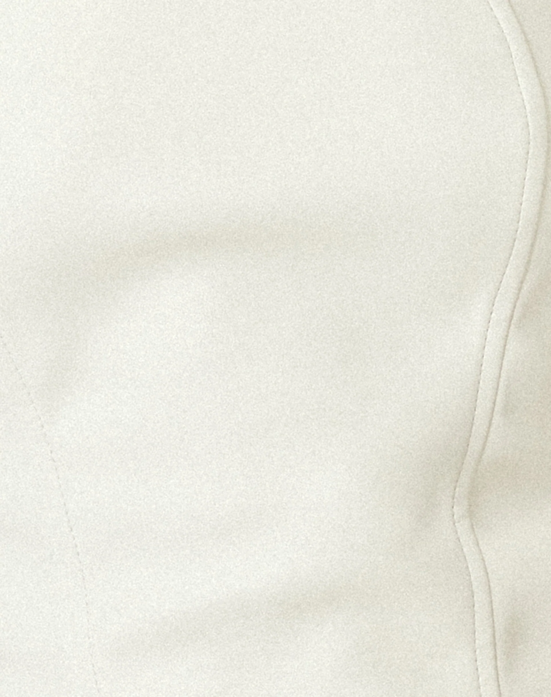 MOTEL X JACQUIE Dena Corset Top in PU Off White - Image 7