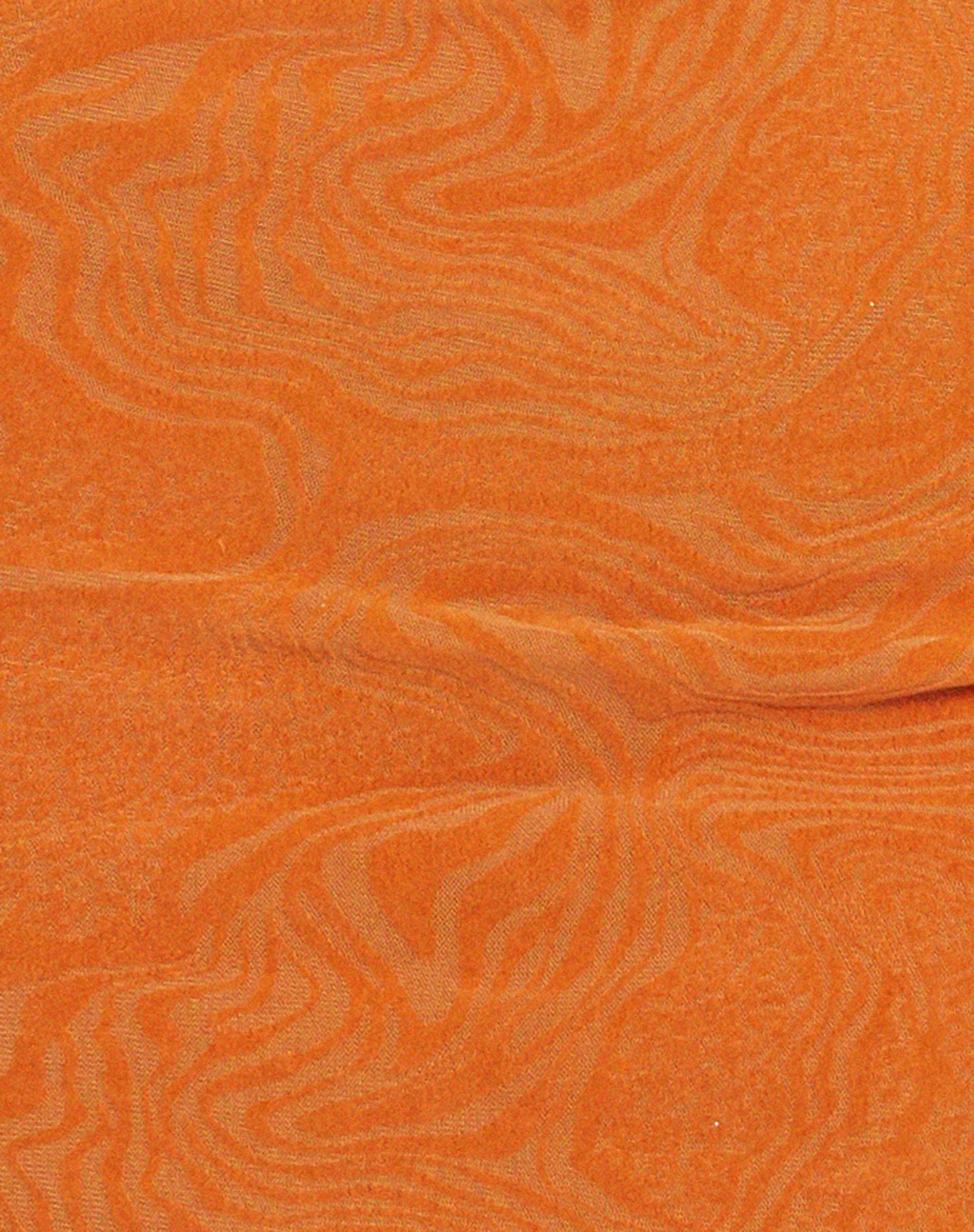 Diti Mini Dress in Mixed Animal Flock Orange - Image 6
