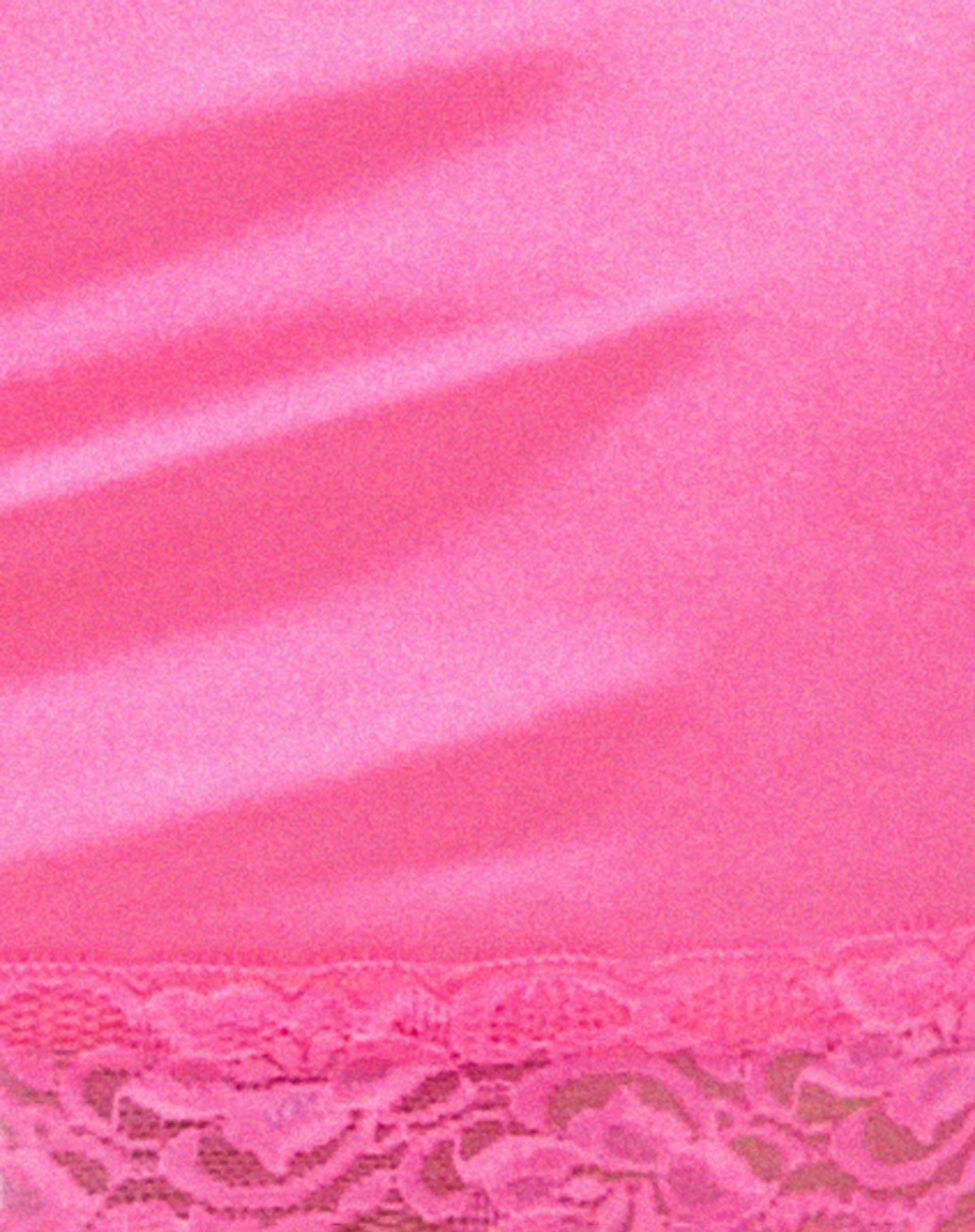 Ditika Mini Dress in Satin Hot Pink - Image 5