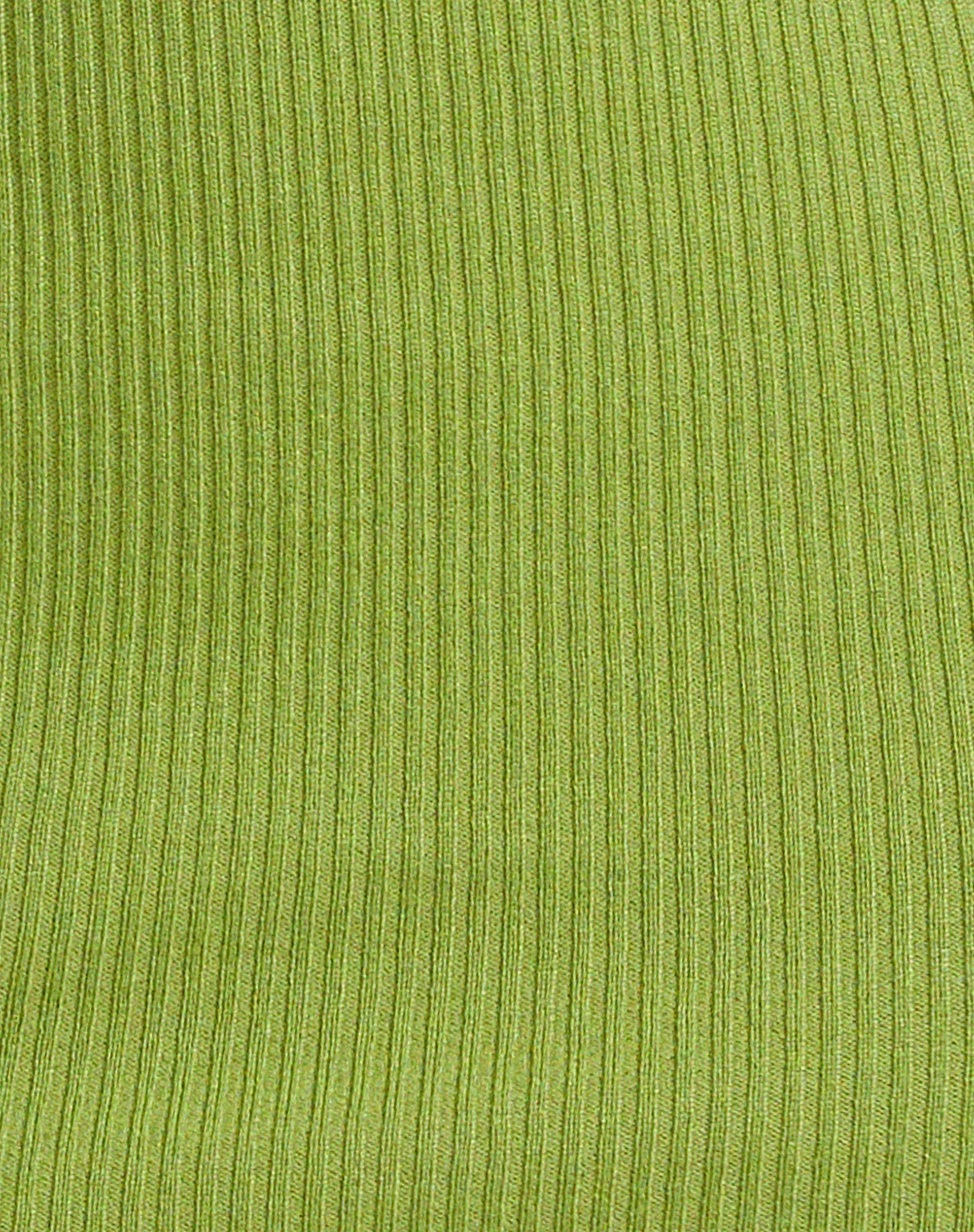 Dundar Knitted Mini Dress in Golden Lime - Image 5