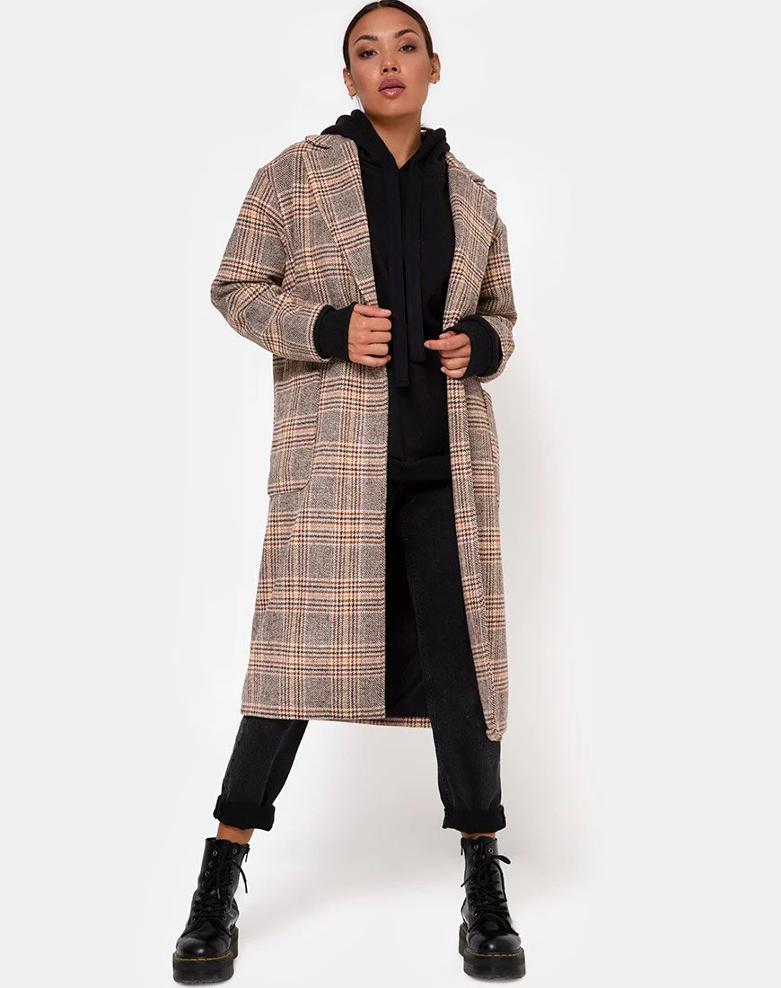 Duster Coat in Winston Check - Image 6