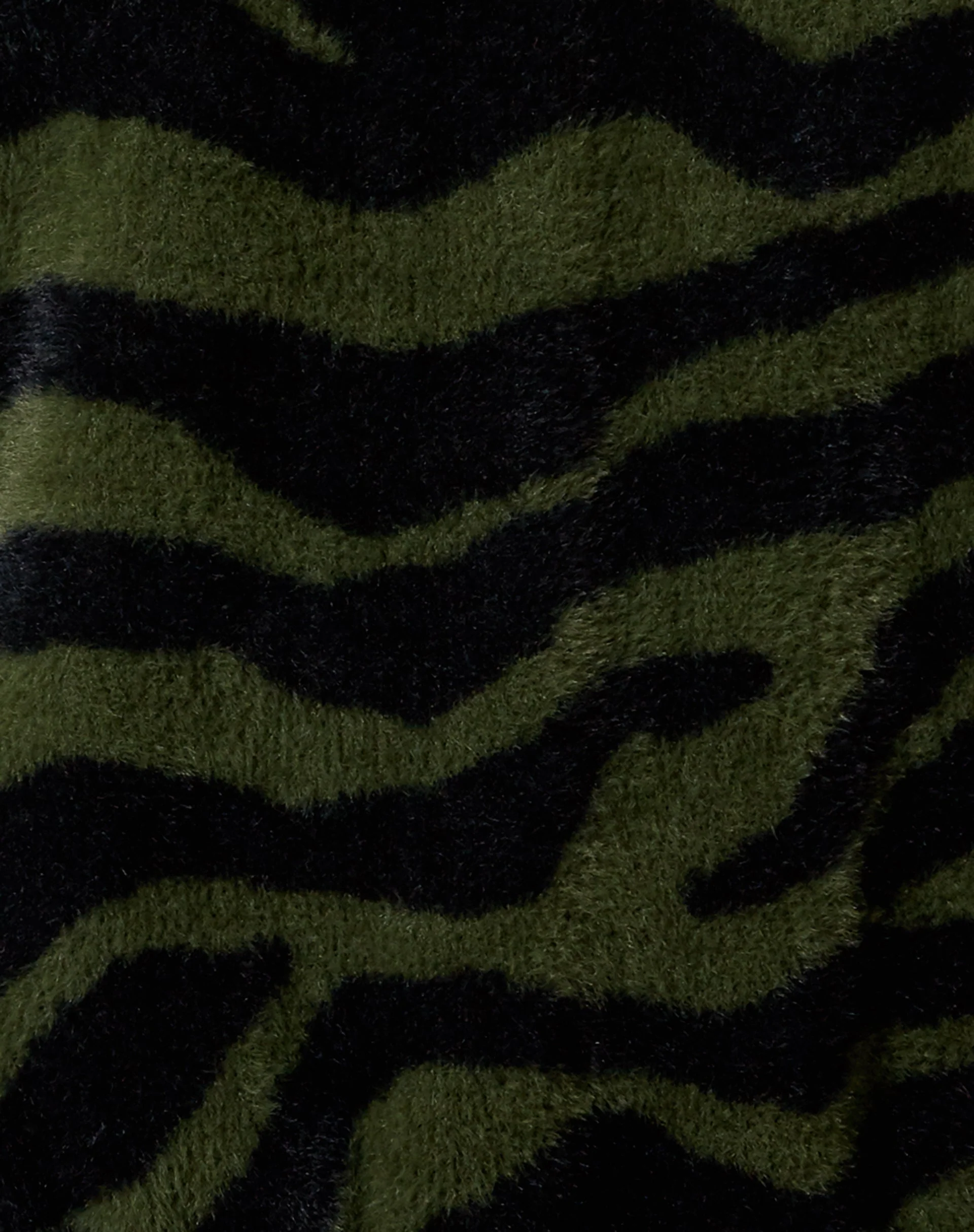 Eleni Jumper in Knit Zebra Olive and Black - Image 8