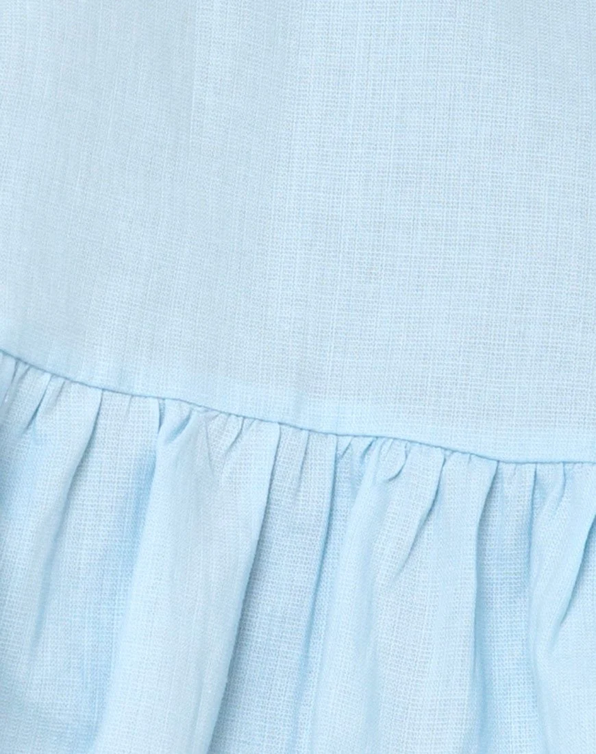 Ellen Top in Sky Blue - Image 5